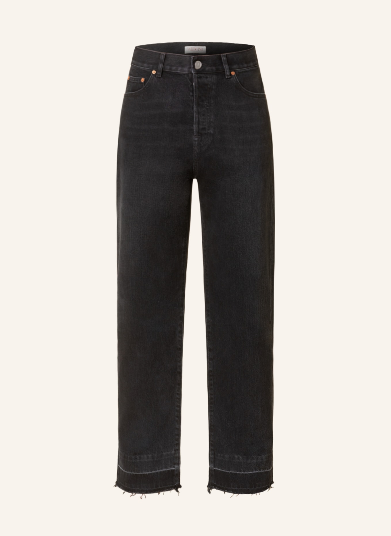 VALENTINO Jeans Regular Fit, Farbe: 0NO NERO (Bild 1)
