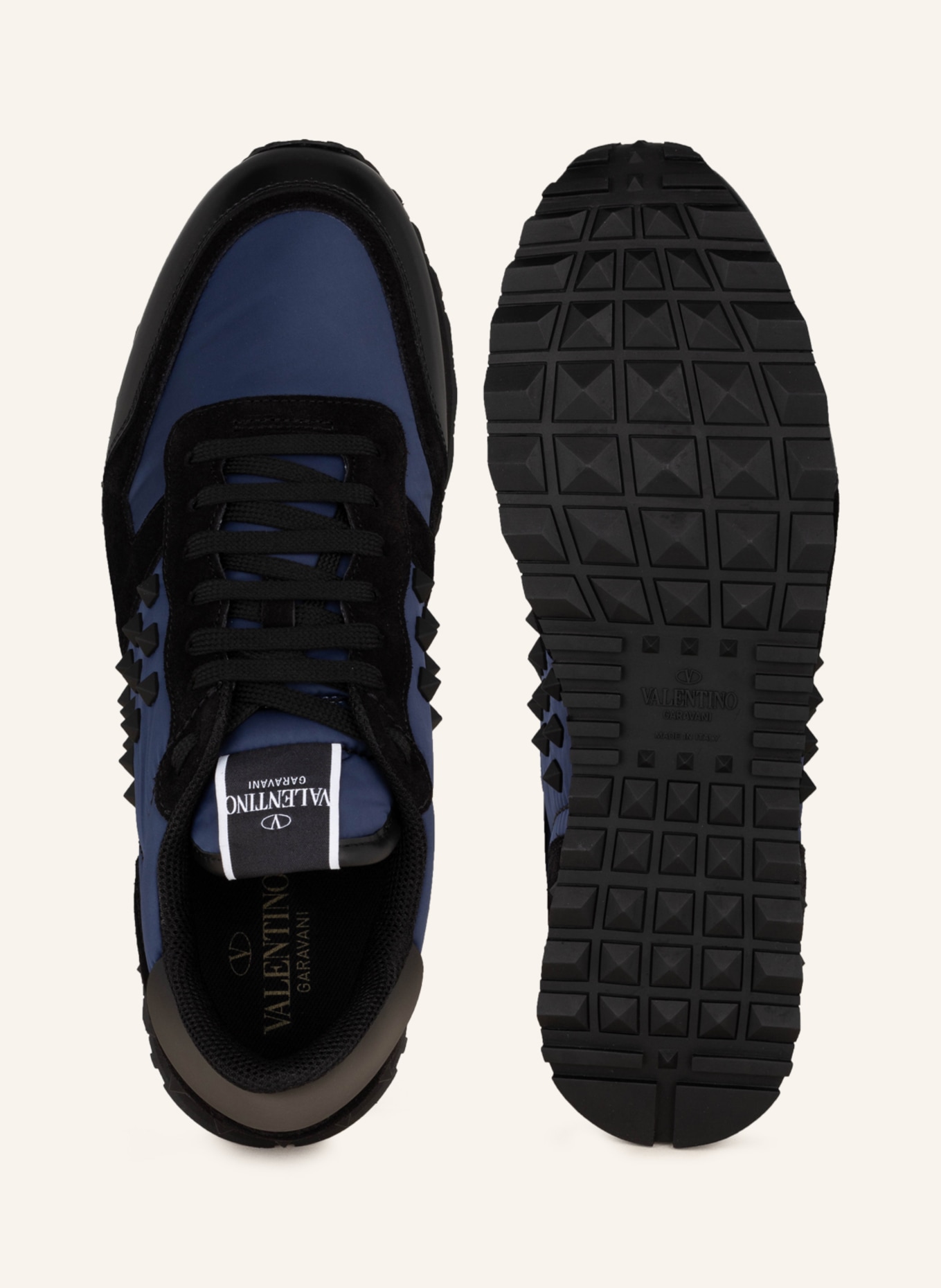 VALENTINO GARAVANI Sneakers ROCKSTUD , Color: BLUE/ BLACK (Image 5)