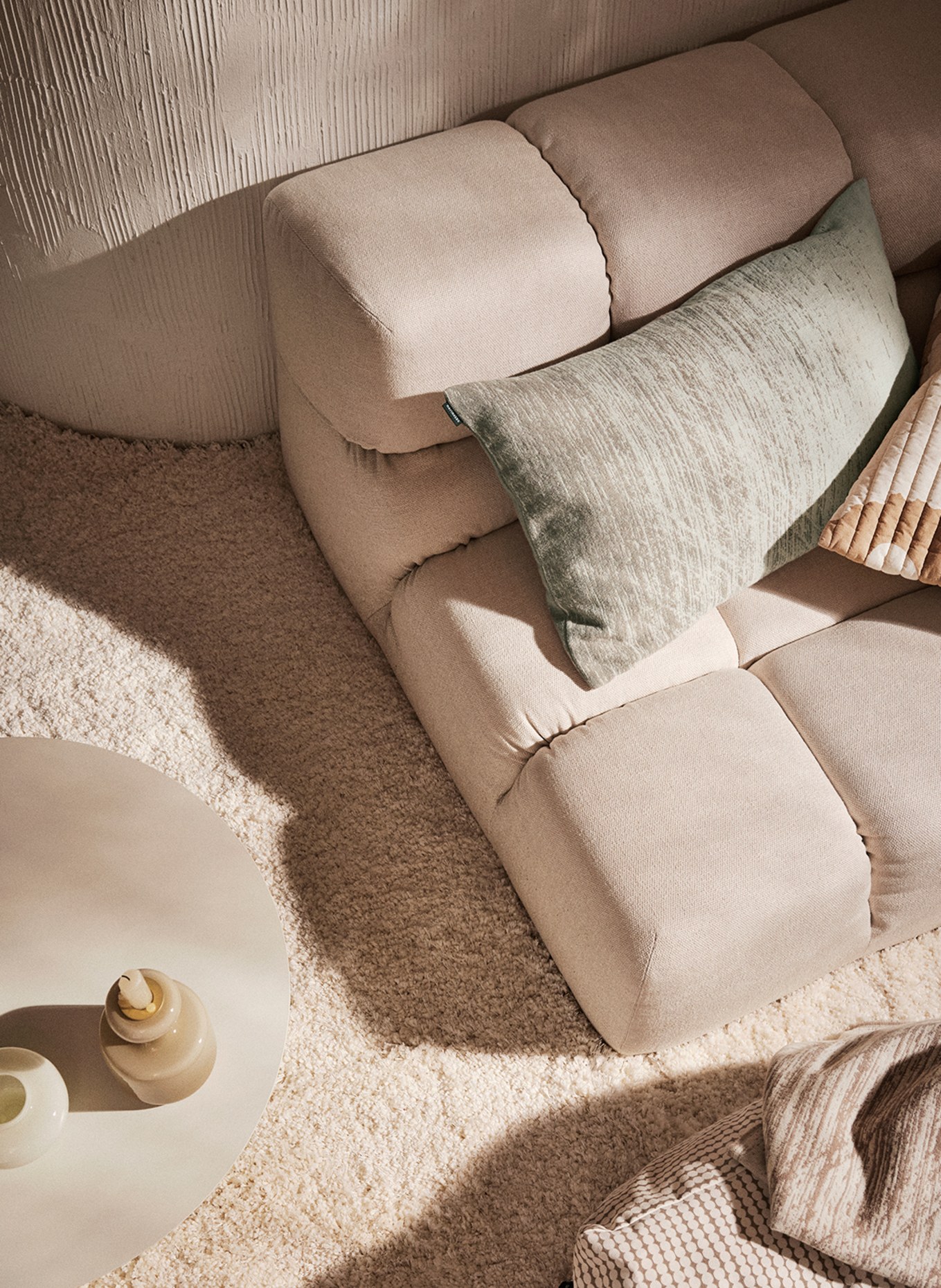 marimekko Decorative cushion cover KUISKAUS, Color: ECRU/ BROWN (Image 2)