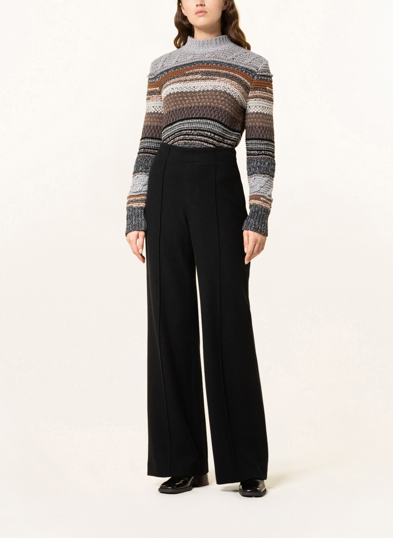 Chloé Pants with cashmere, Color: BLACK (Image 2)