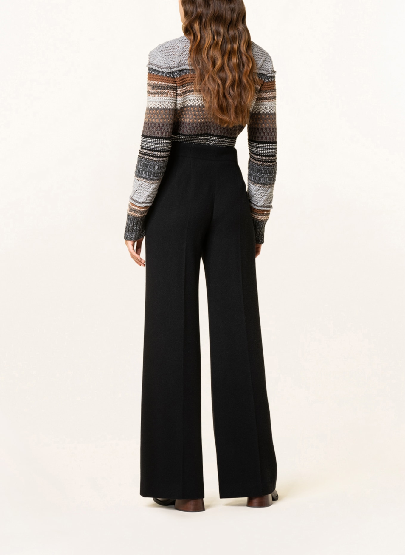 Chloé Pants with cashmere, Color: BLACK (Image 3)