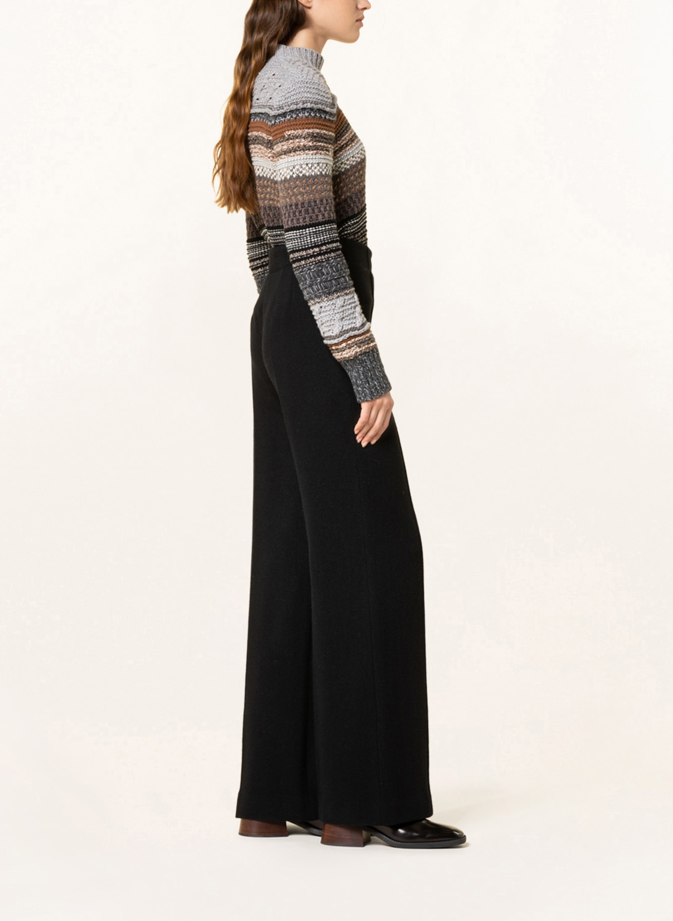 Chloé Pants with cashmere, Color: BLACK (Image 4)