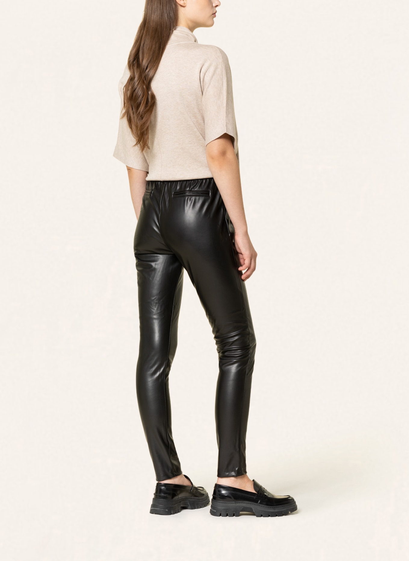 marcmarcs Leggings MILLY in leather look , Color: BLACK (Image 3)