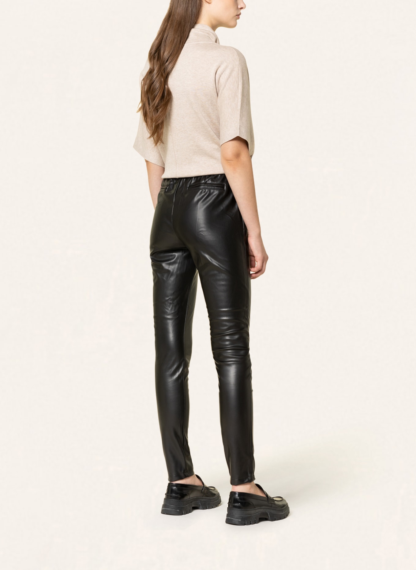 marcmarcs Leggings MILLY in leather look , Color: BLACK (Image 4)