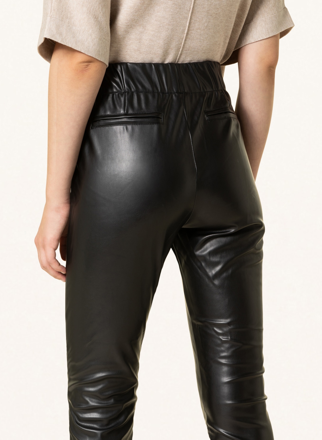 marcmarcs Leggings MILLY in leather look , Color: BLACK (Image 5)