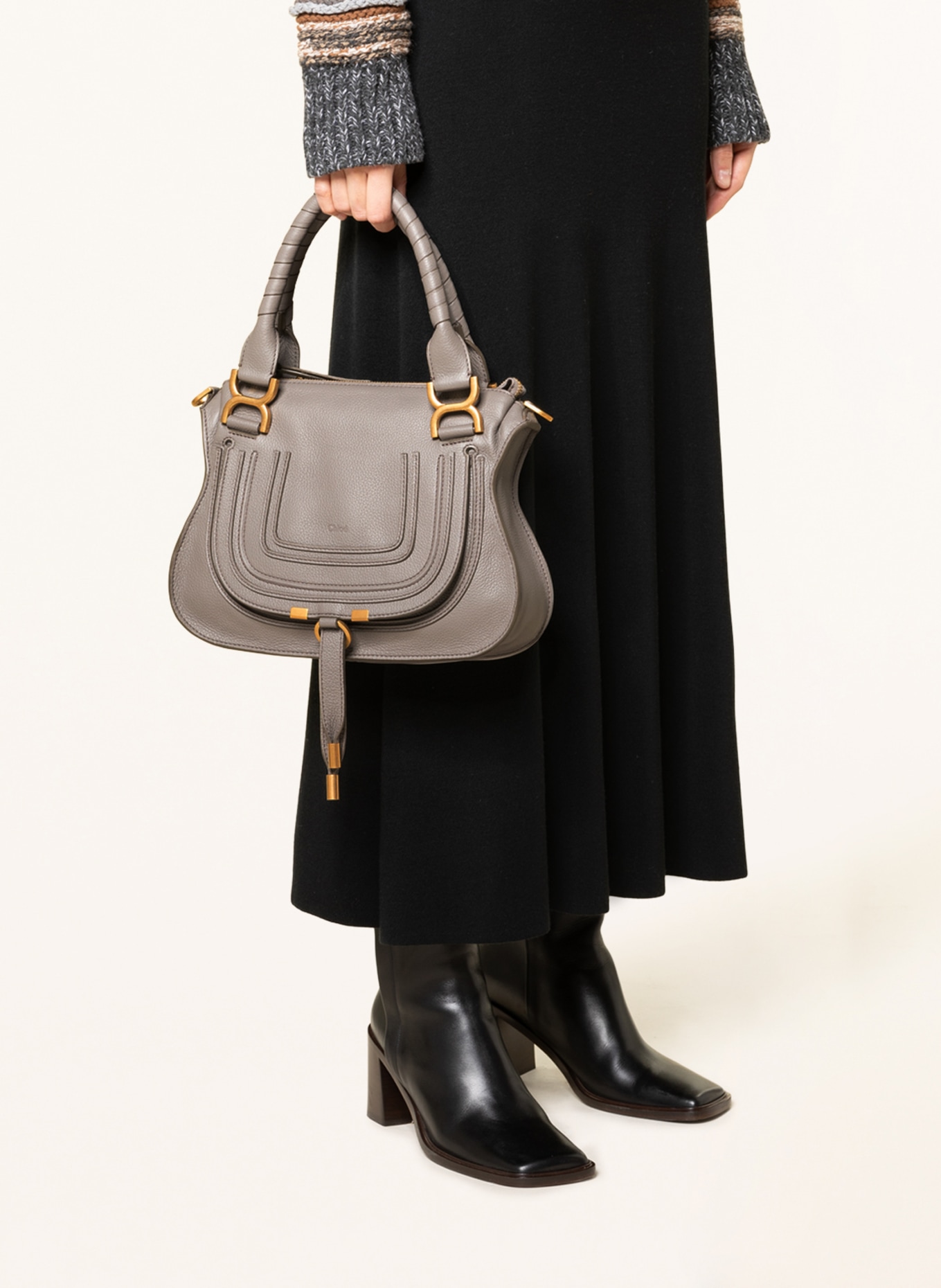 Chloé Handtasche MARCIE: CASHMERE GREY