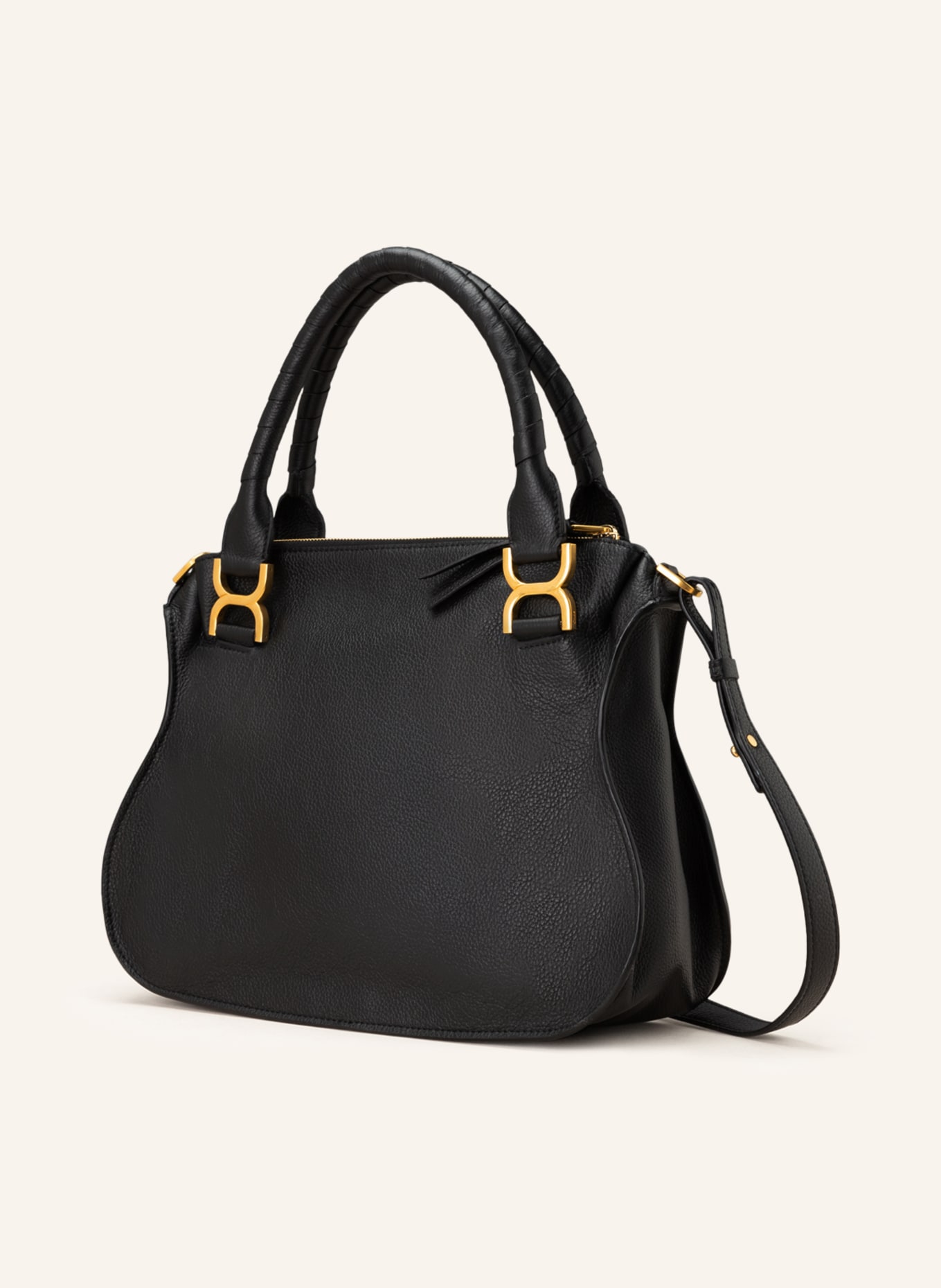 Chloé Handbag MARCIE LARGE, Color: BLACK/ GOLD (Image 2)