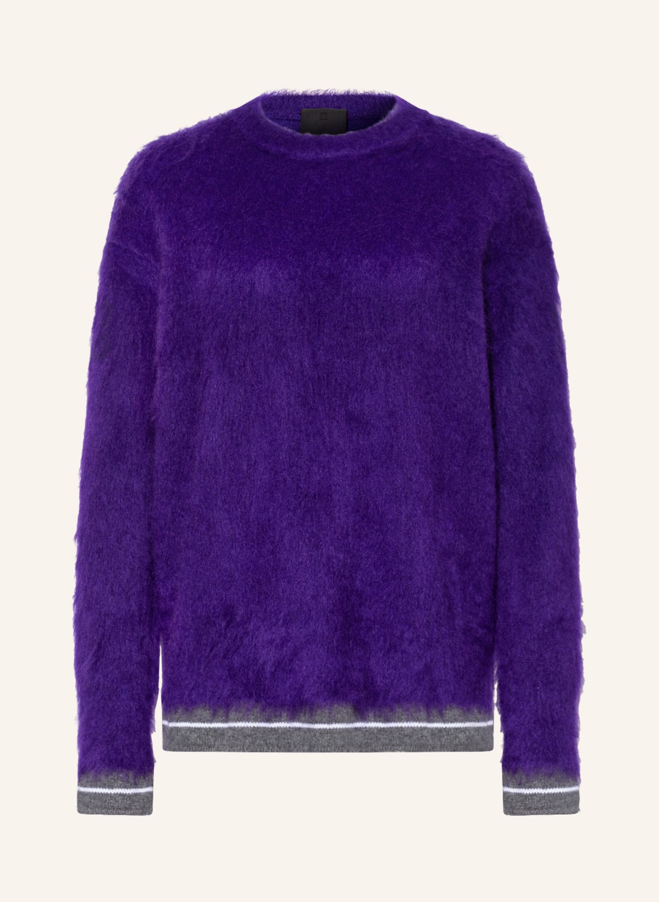 GIVENCHY Oversized sweater with mohair , Color: PURPLE (Image 1)