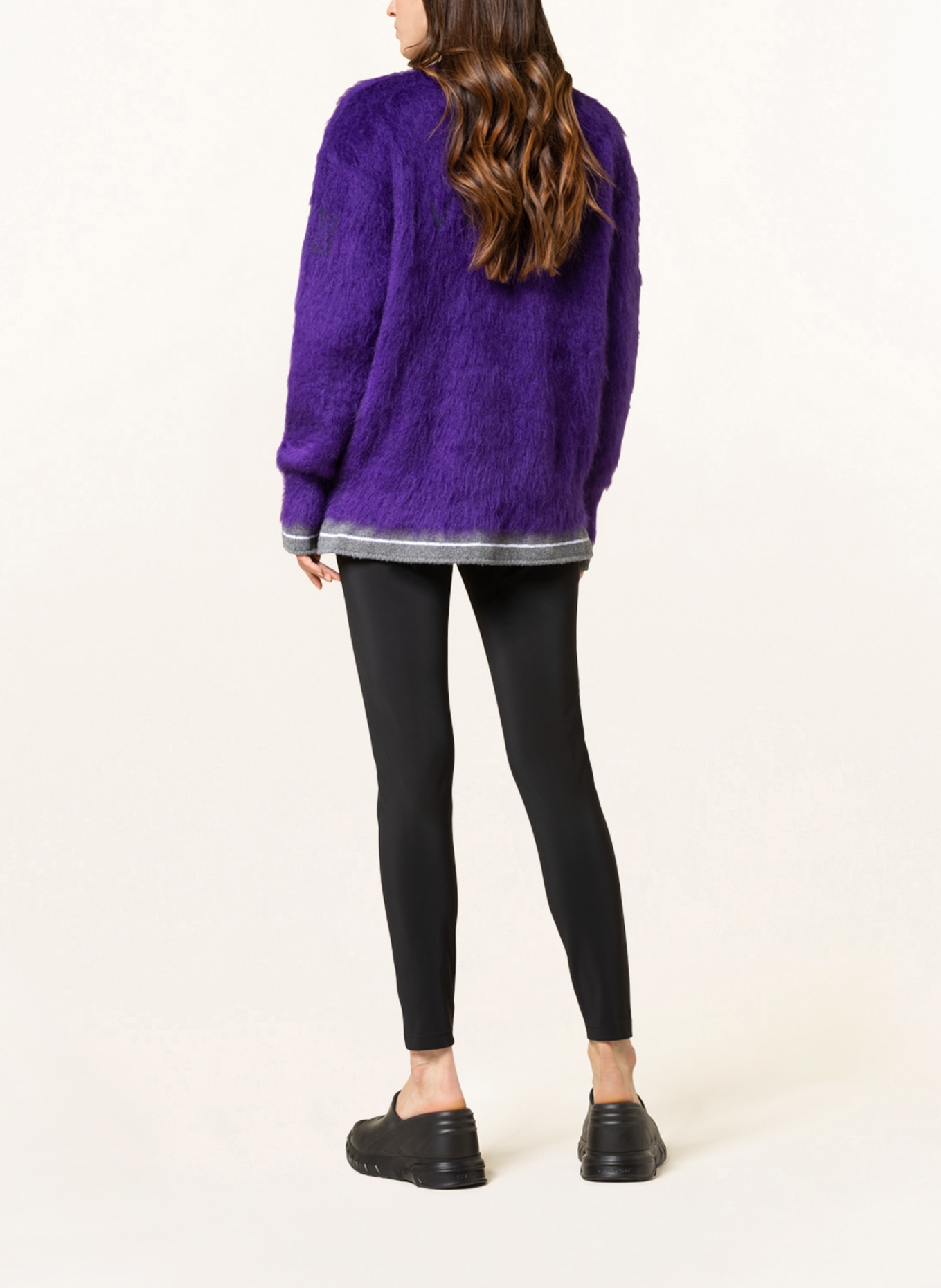 GIVENCHY Sweter oversize z dodatkiem moheru , Kolor: LILA (Obrazek 3)