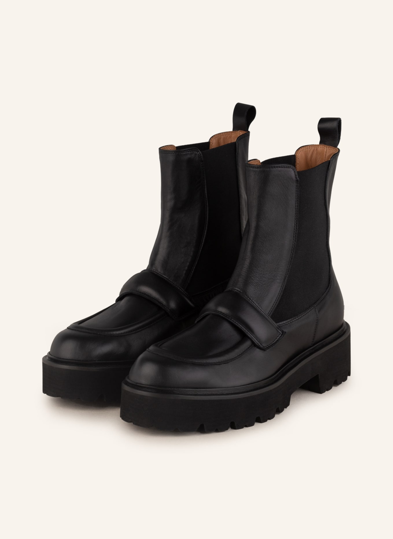 VIAMERCANTI  boots OLIVIA, Color: BLACK (Image 1)