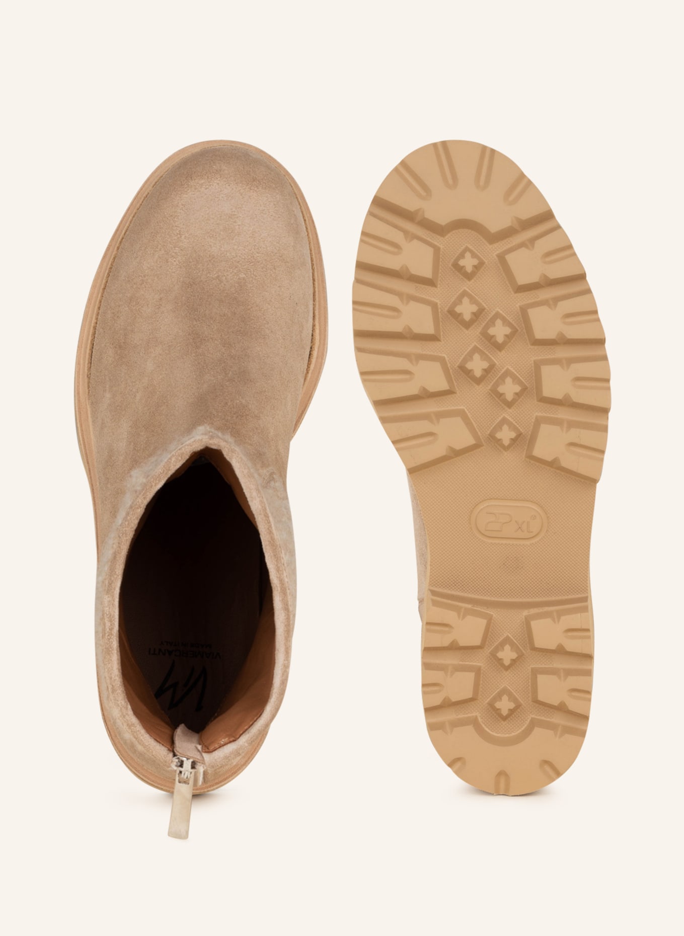 VIAMERCANTI Boots OLIVIA, Color: ECRU (Image 6)