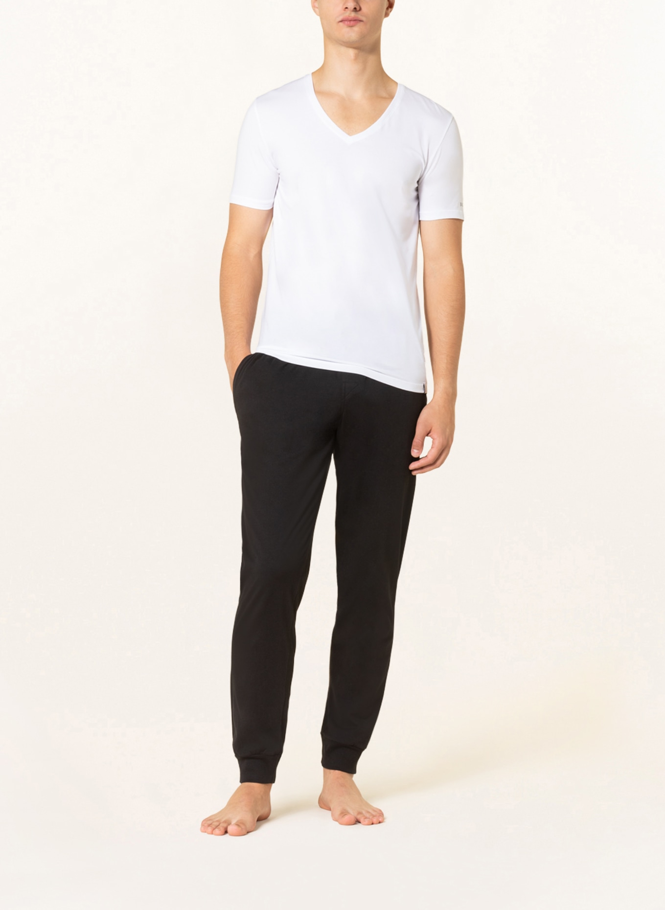 BOSS Lounge shirt MOTION, Color: WHITE (Image 2)