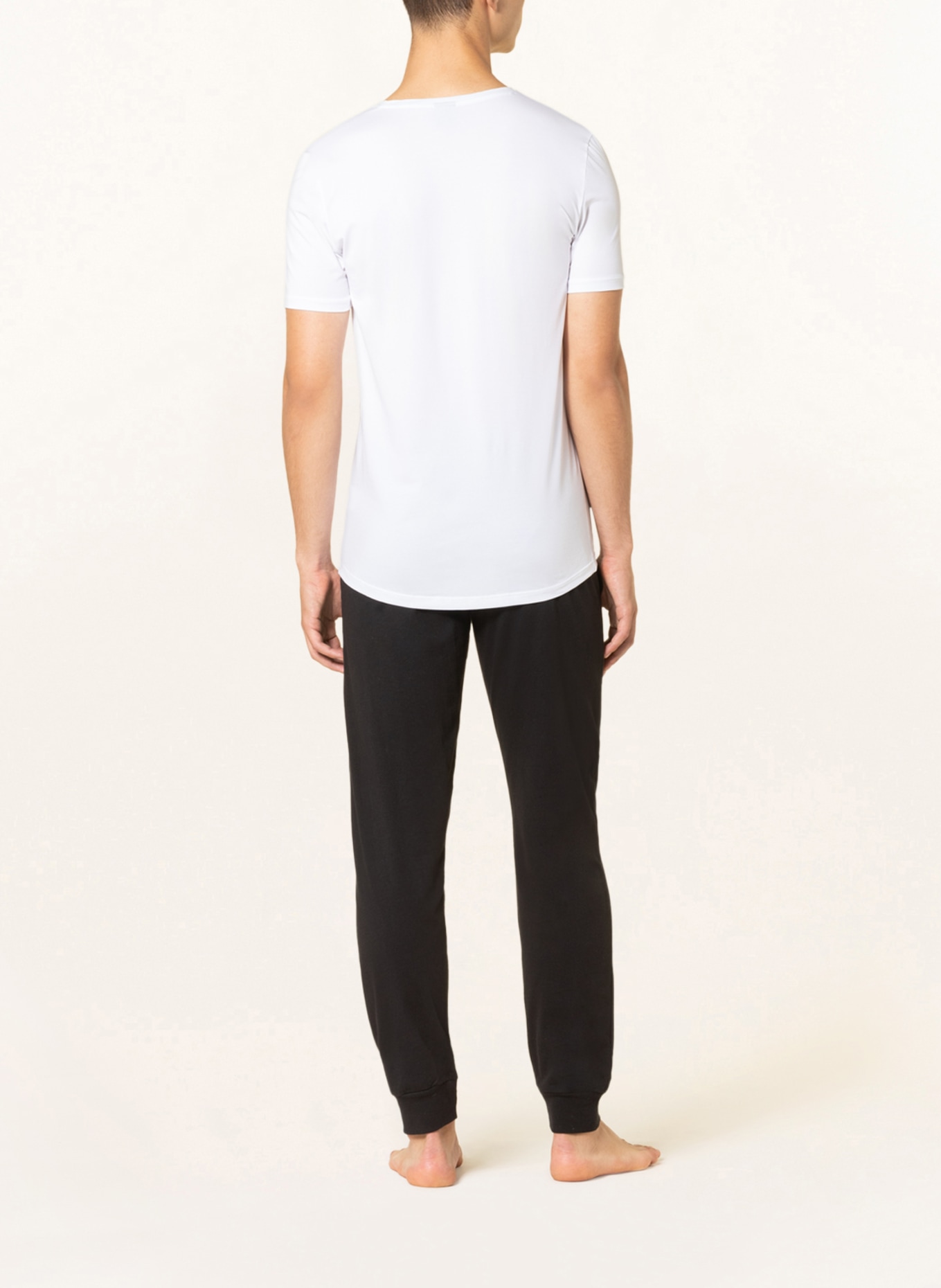 BOSS Lounge shirt MOTION, Color: WHITE (Image 3)
