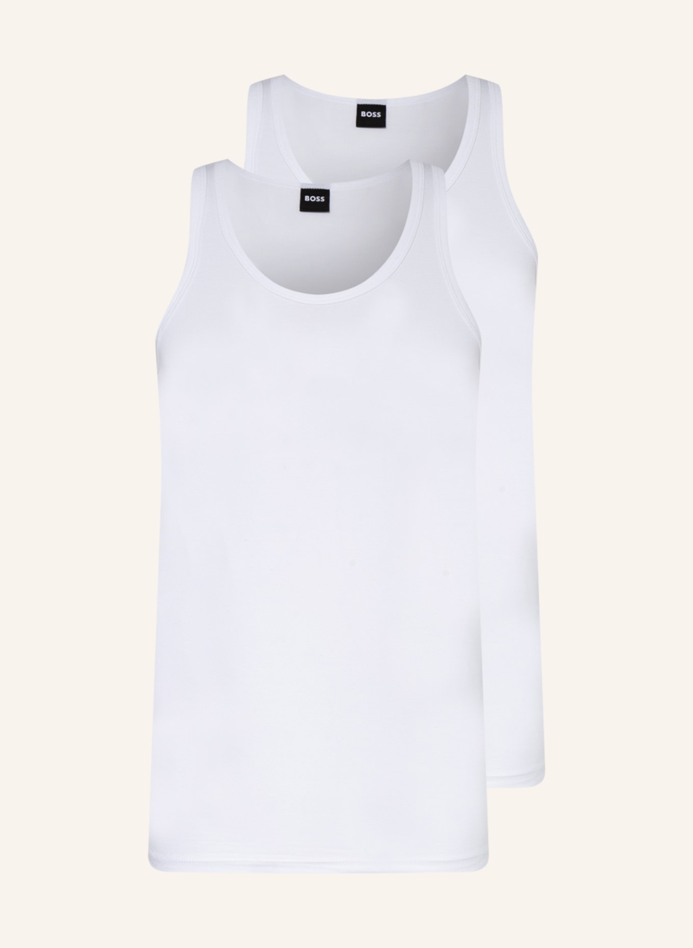 BOSS 2-pack undershirts , Color: WHITE (Image 1)