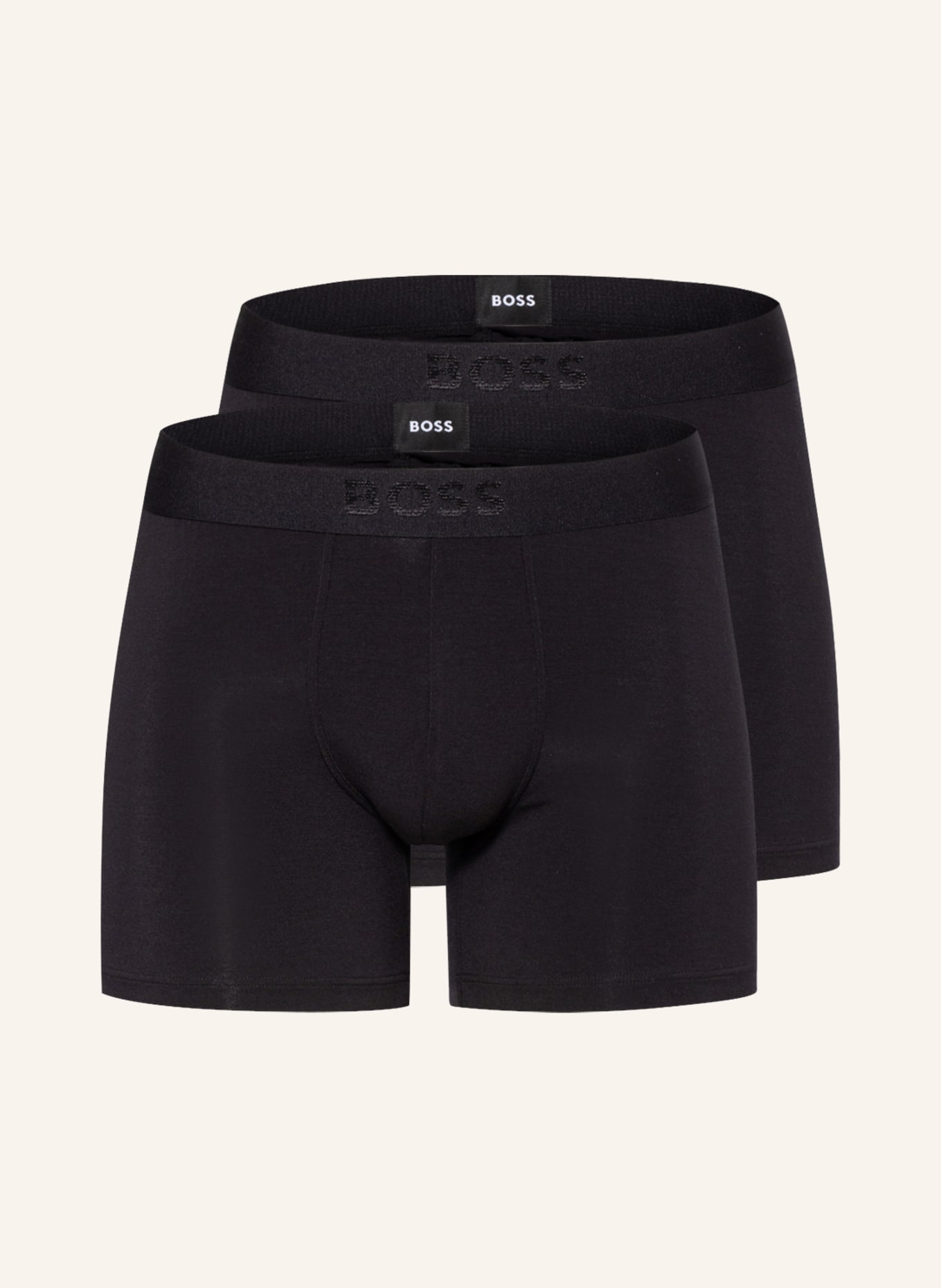 BOSS 2-pack boxer shorts, Color: BLACK (Image 1)