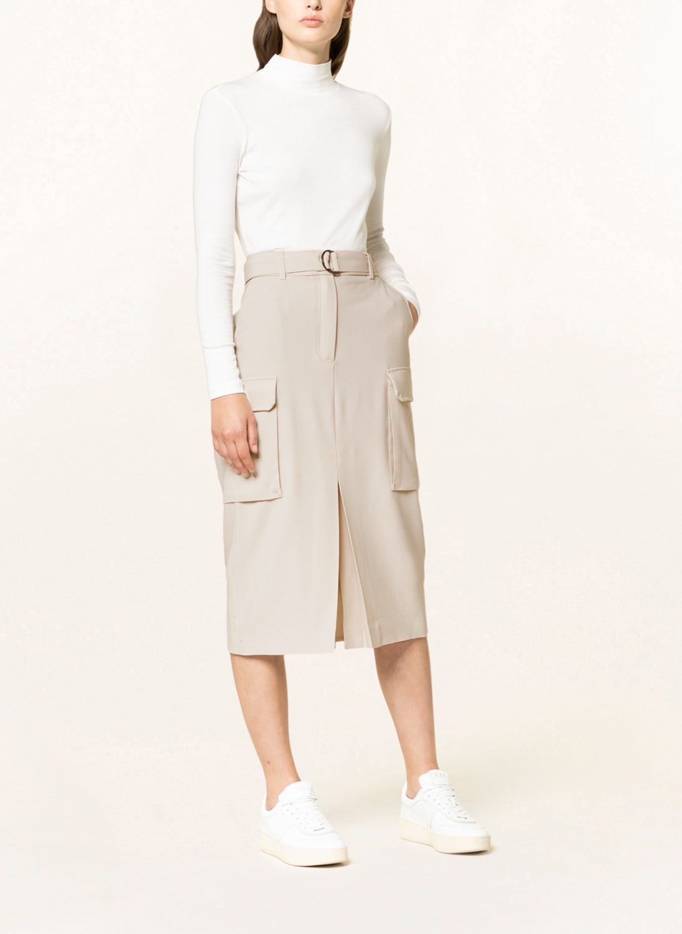 PESERICO Skirt, Color: CREAM (Image 2)