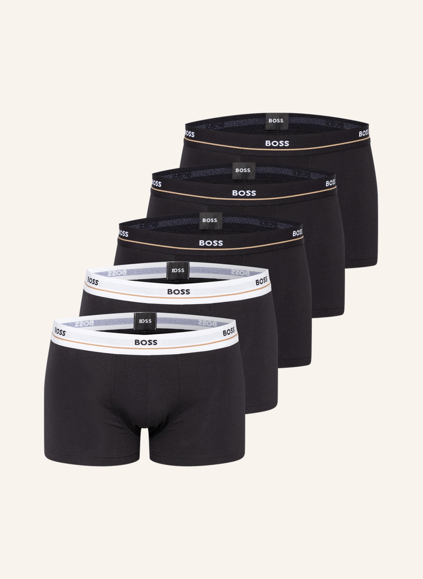 BOSS 5-pack boxer shorts, Color: BLACK (Image 1)
