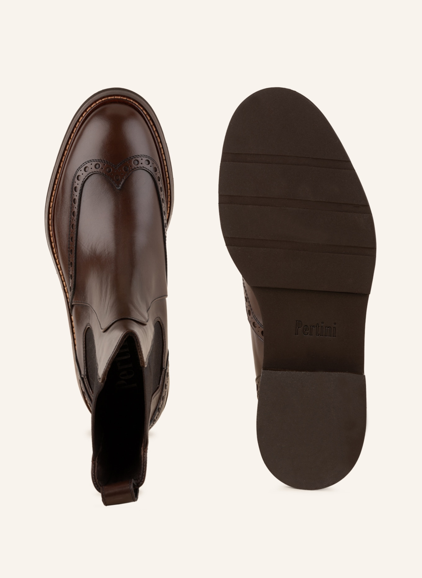 Pertini Chelsea-Boots , Farbe: BRAUN (Bild 5)