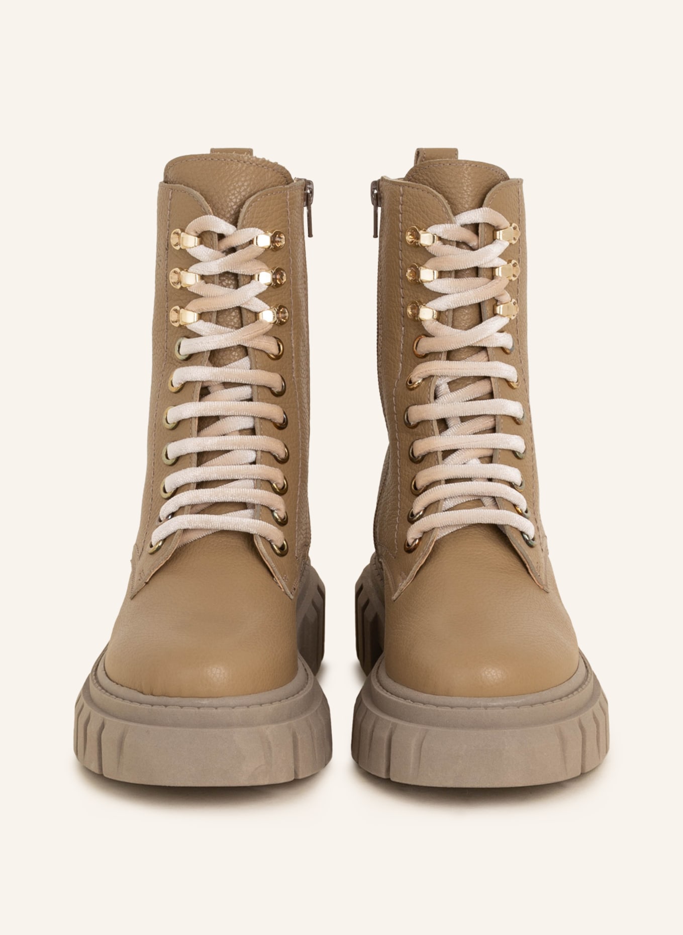 Pertini Lace-up boots, Color: CAMEL (Image 3)