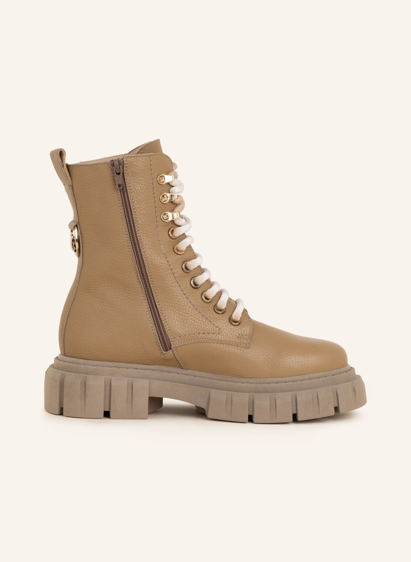 Pertini Lace-up boots, Color: CAMEL (Image 5)