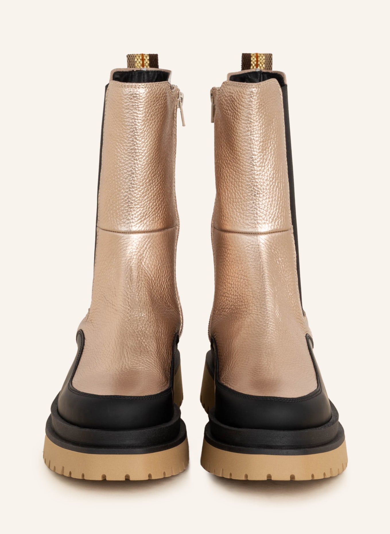 Pertini Chelsea-Boots, Farbe: GOLD/ SCHWARZ (Bild 3)