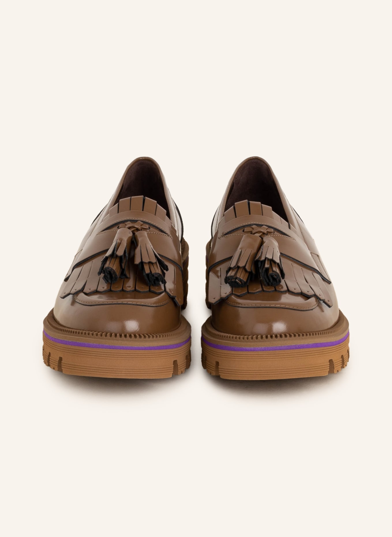 Pertini Platform loafers, Color: COGNAC (Image 3)