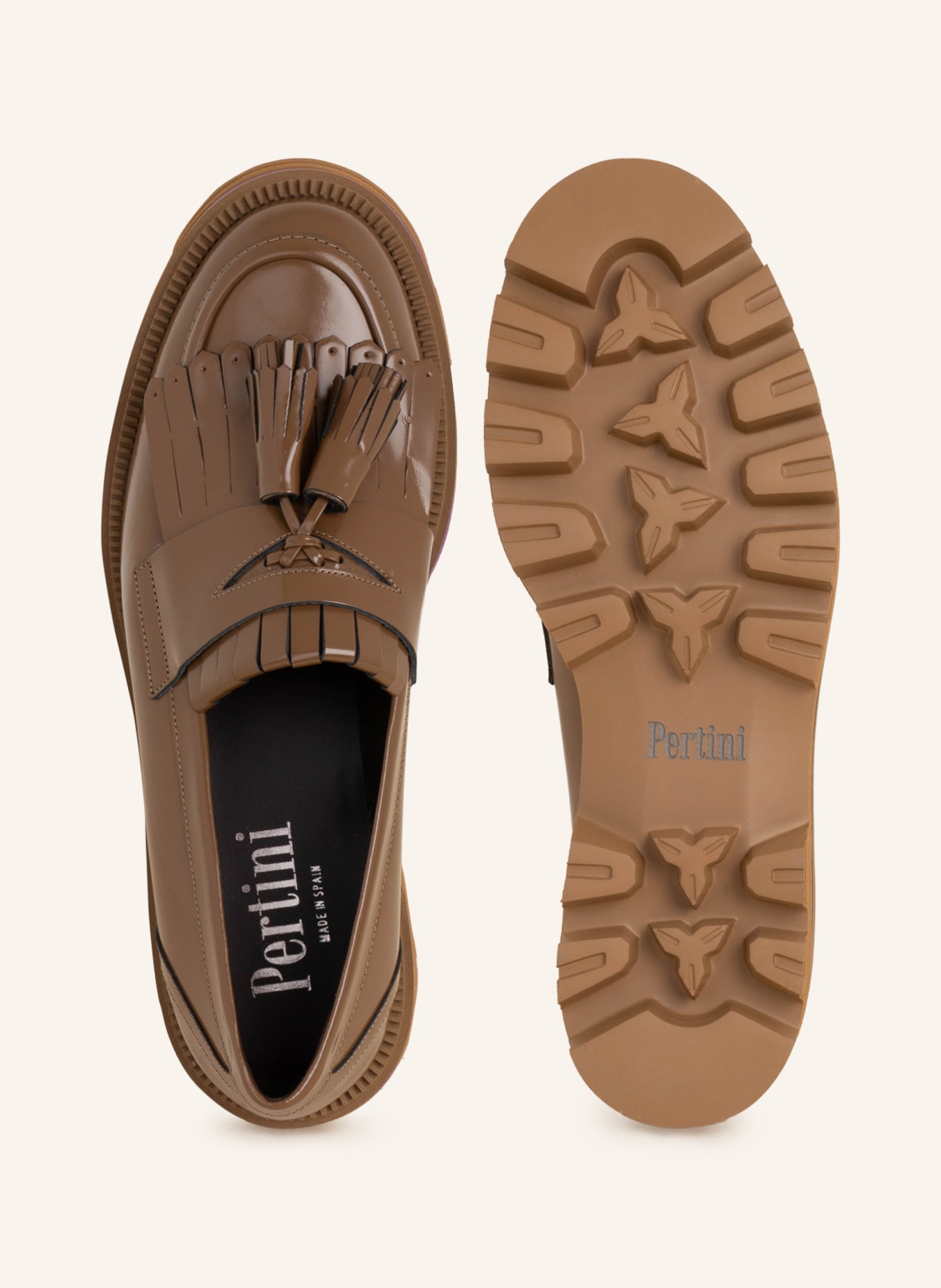 Pertini Platform loafers, Color: COGNAC (Image 5)