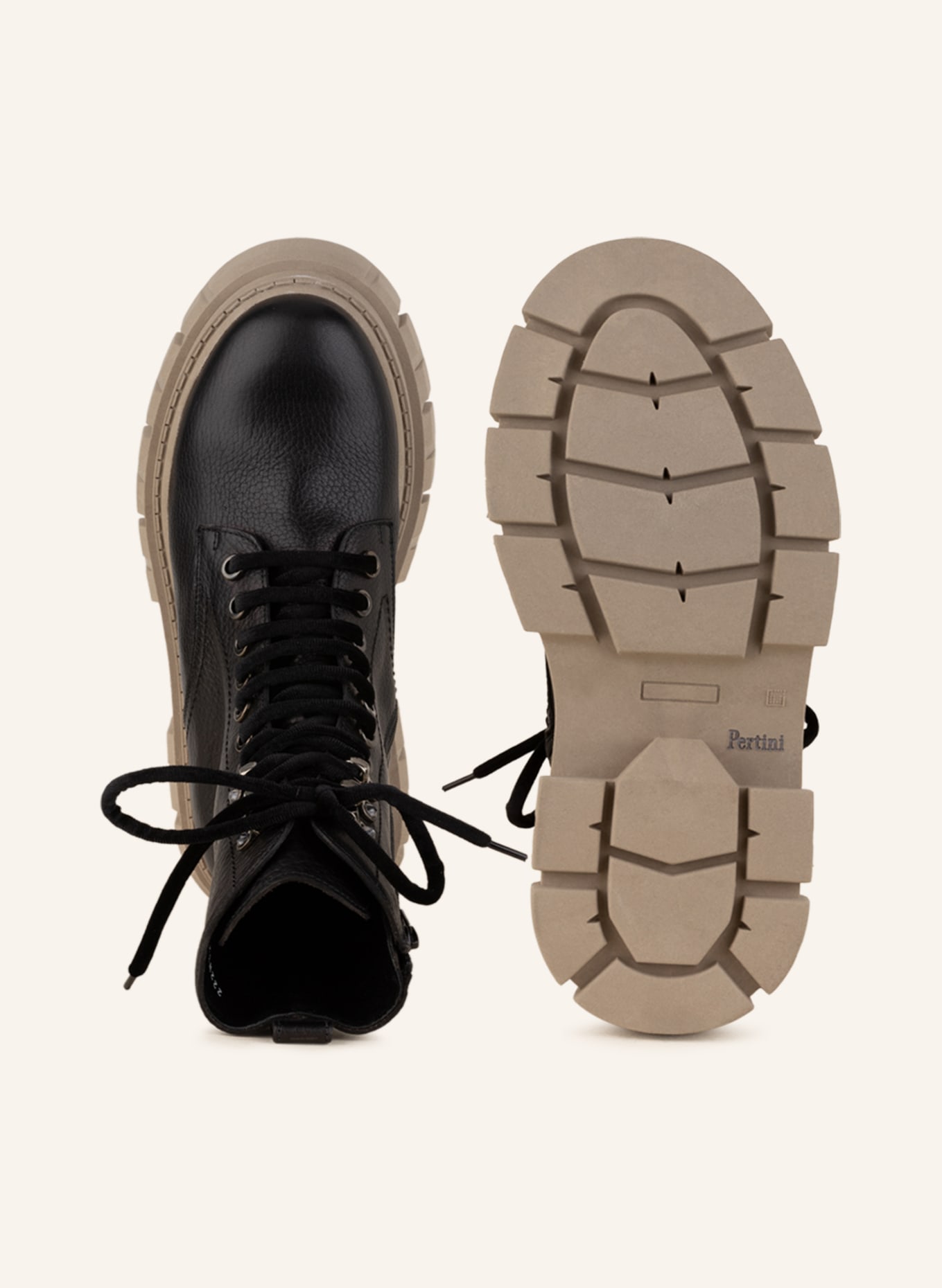 Pertini Šněrovací boty, Barva: ČERNÁ (Obrázek 6)