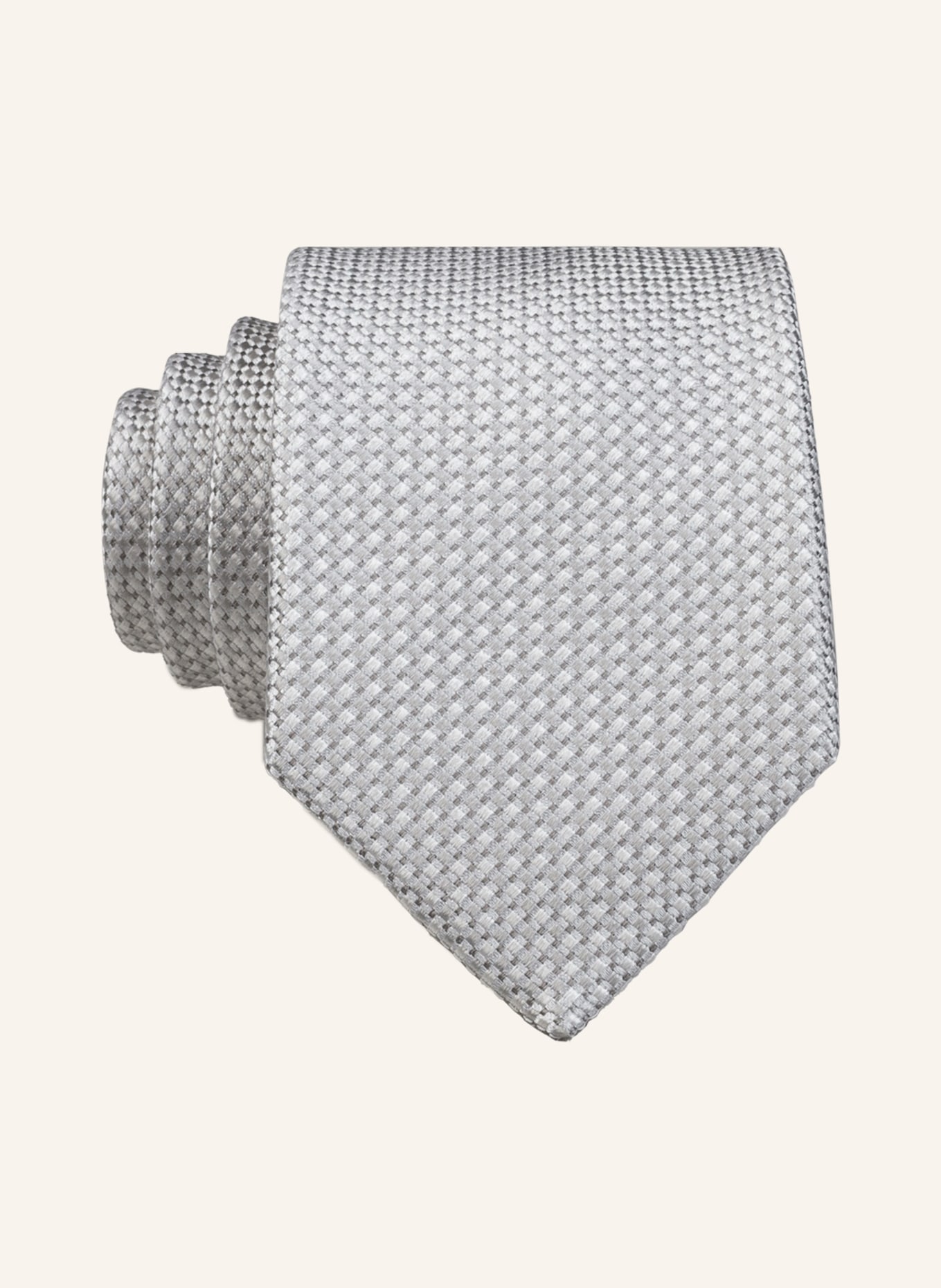 Prince BOWTIE Set: Krawatte und Einstecktuch, Farbe: HELLGRAU (Bild 2)
