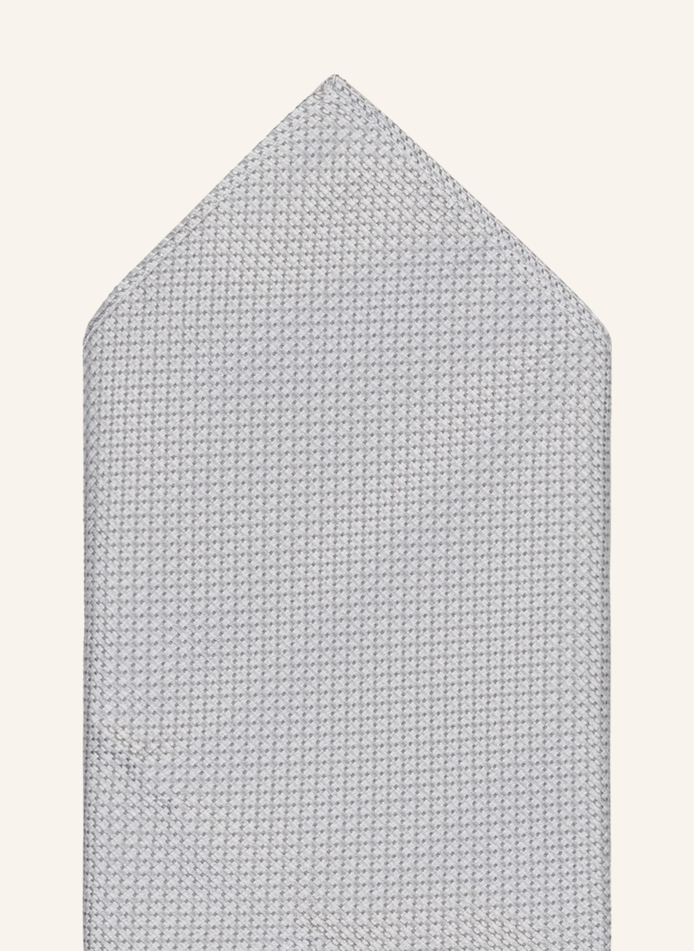 Prince BOWTIE Set: Tie and pocket handkerchief, Color: LIGHT GRAY (Image 4)