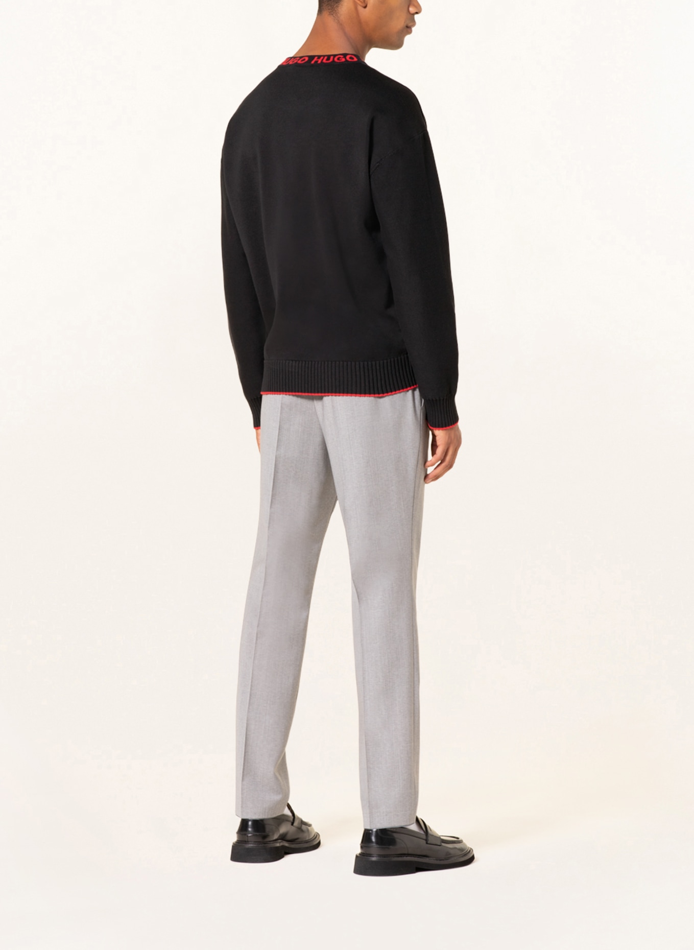 HUGO Sweater SMARLO, Color: BLACK (Image 3)