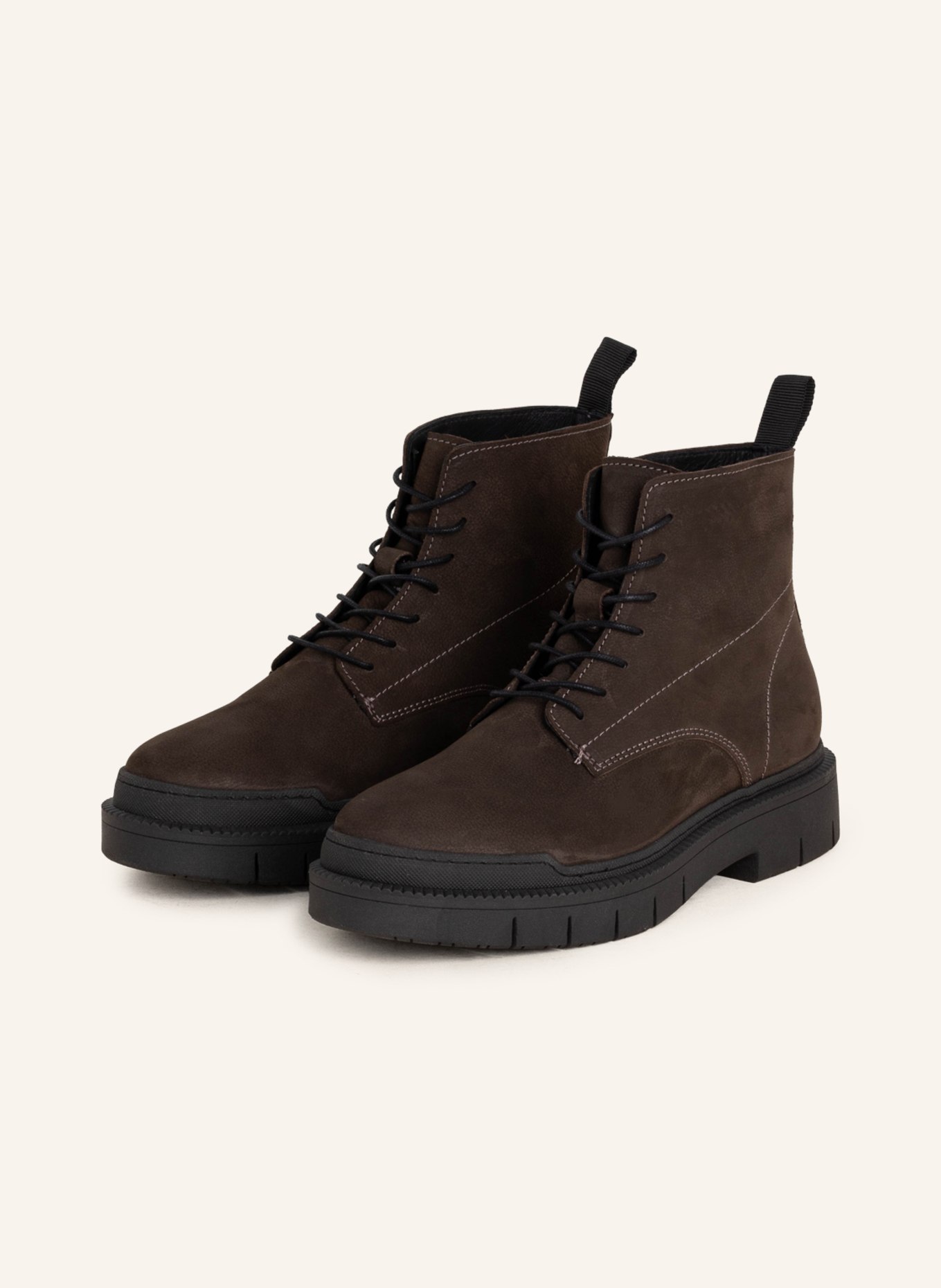 PAUL Lace-up boots, Color: DARK BROWN (Image 1)