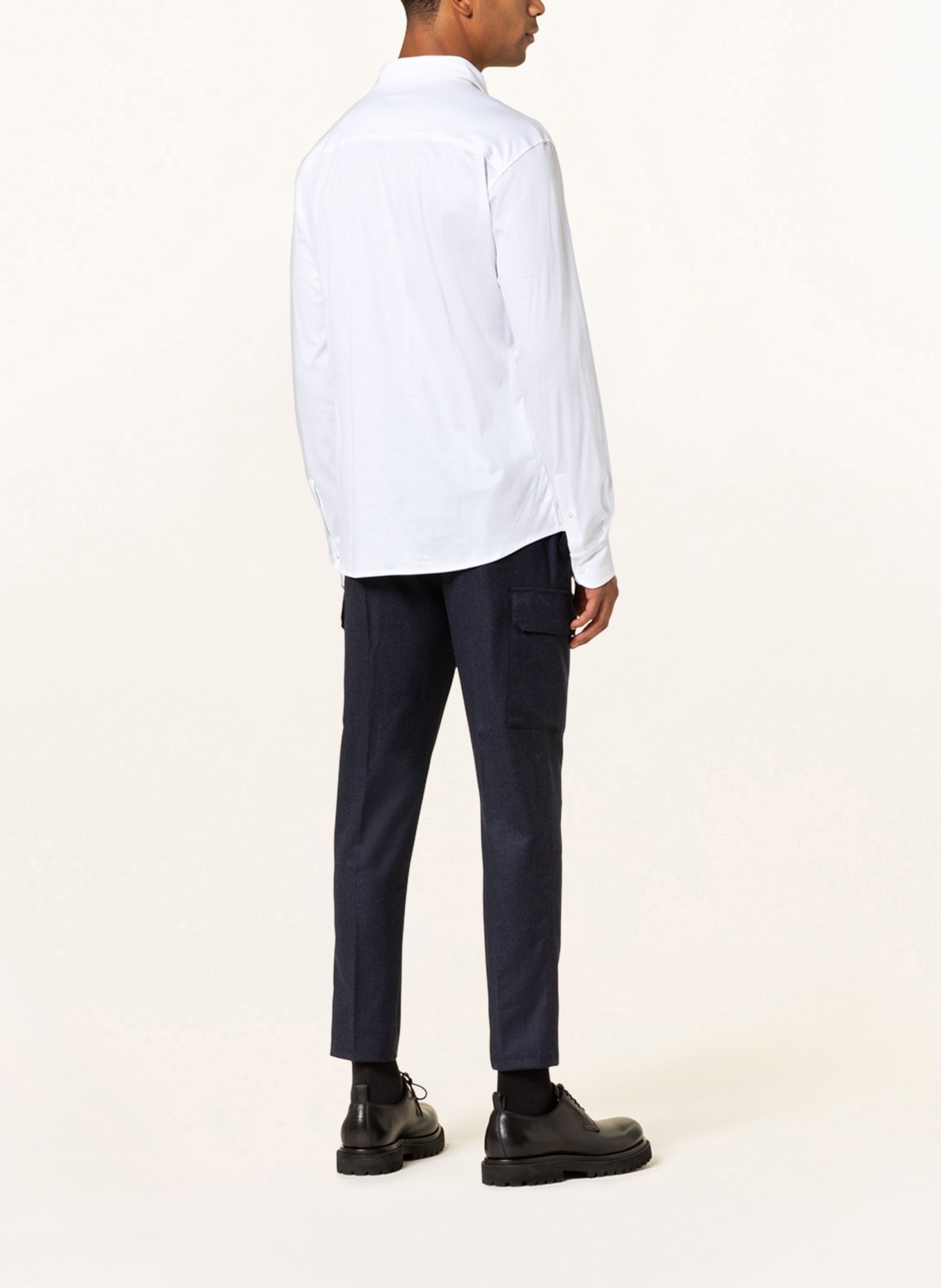 ARTIGIANO Jersey shirt classic fit , Color: WHITE (Image 3)