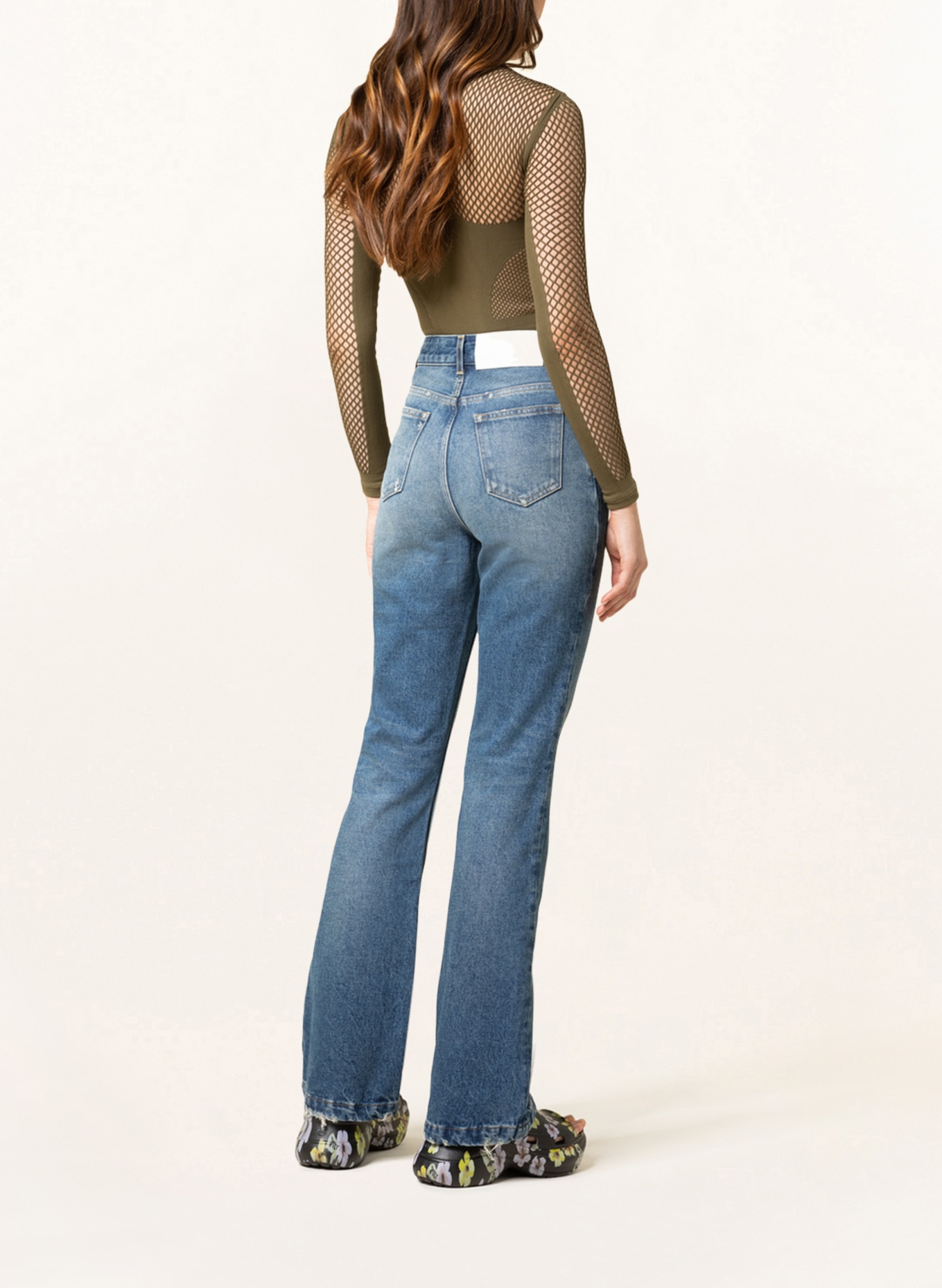 AMBUSH Flared jeans, Color: 4900 MID BLUE (Image 3)