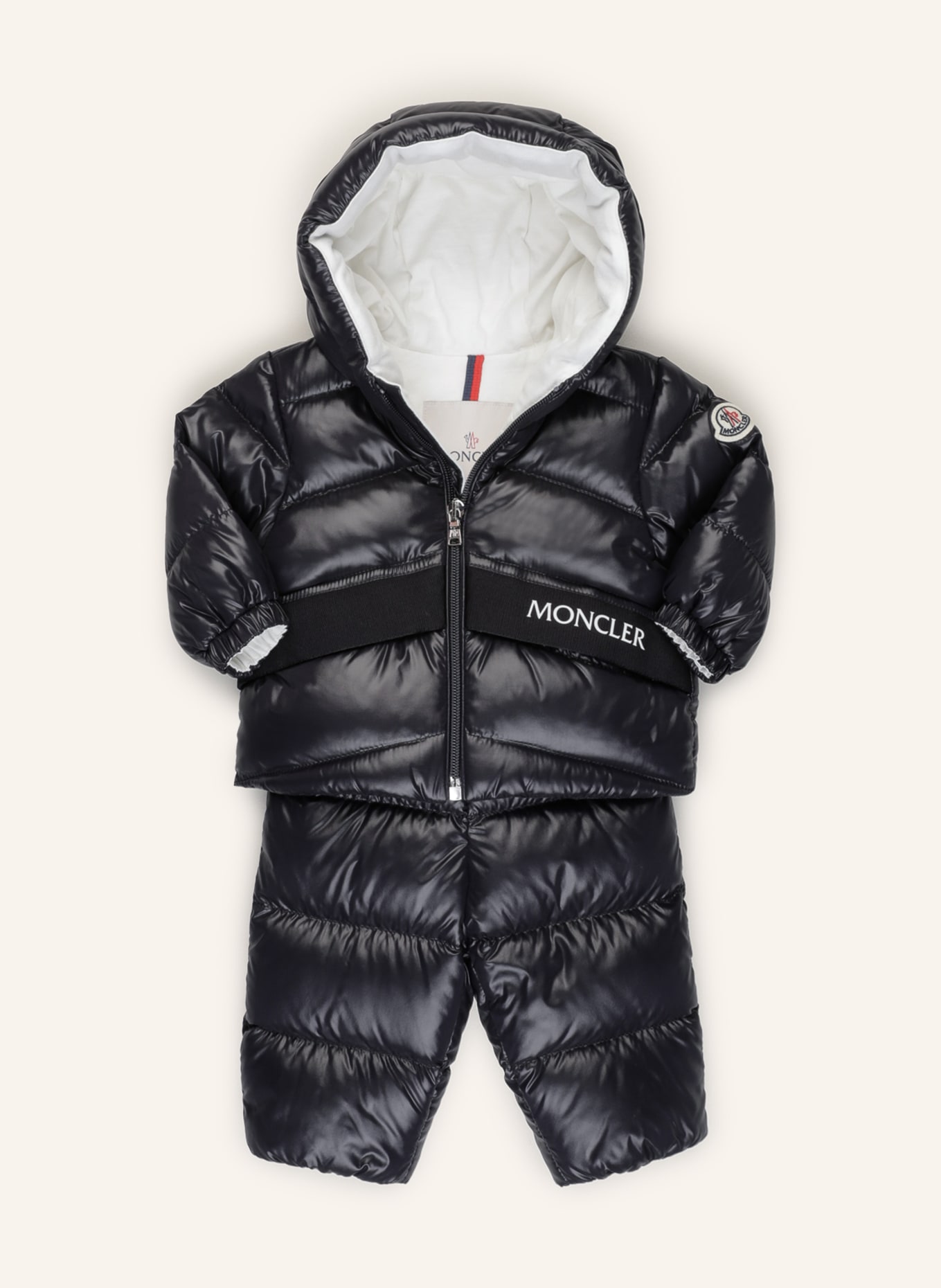 MONCLER enfant Sada: Lyžařská bunda a lyžařské kalhoty, Barva: TMAVĚ MODRÁ (Obrázek 1)
