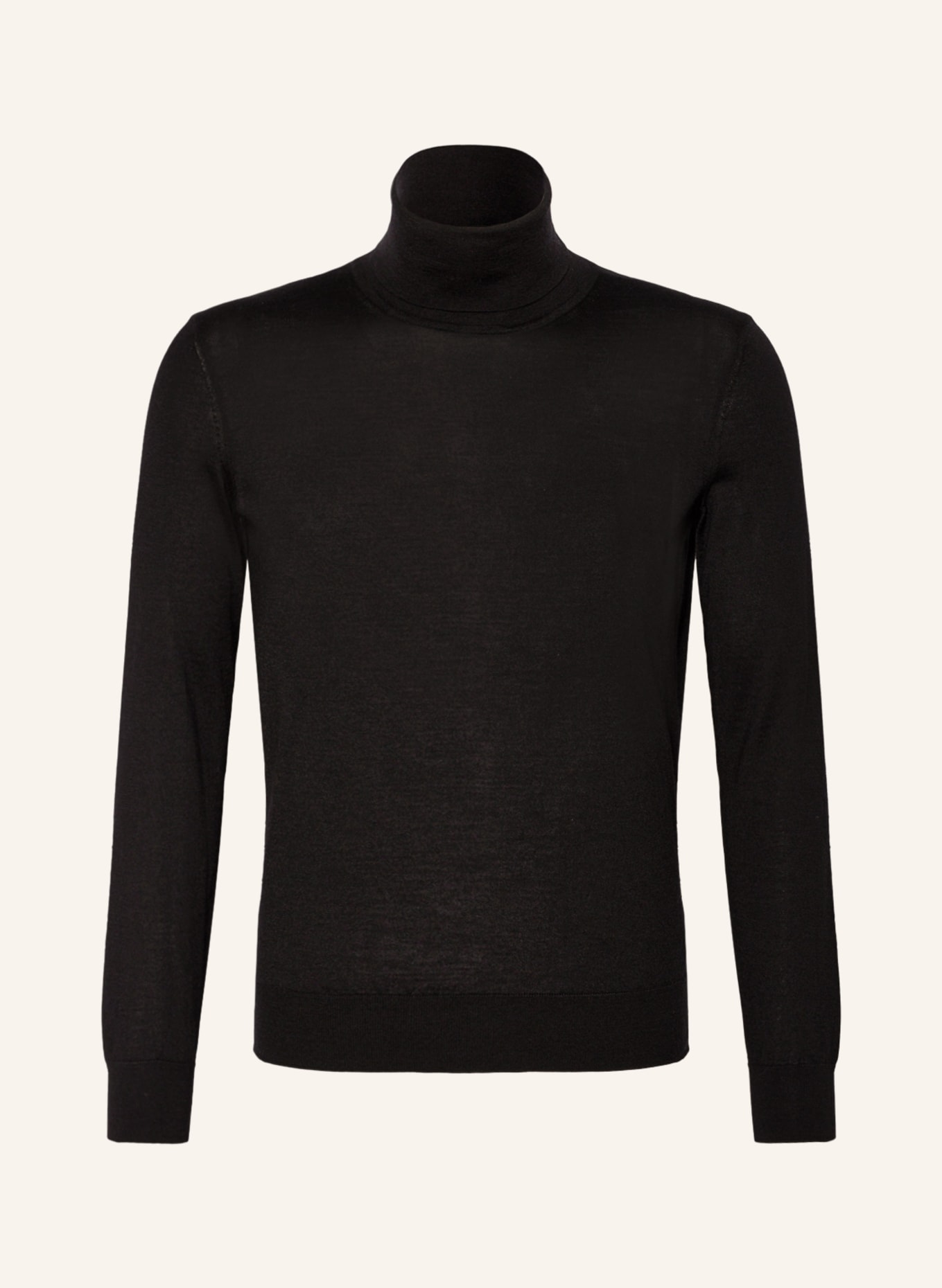 ZEGNA Sweter z kaszmiru z dodatkiem jedwabiu , Kolor: CZARNY (Obrazek 1)