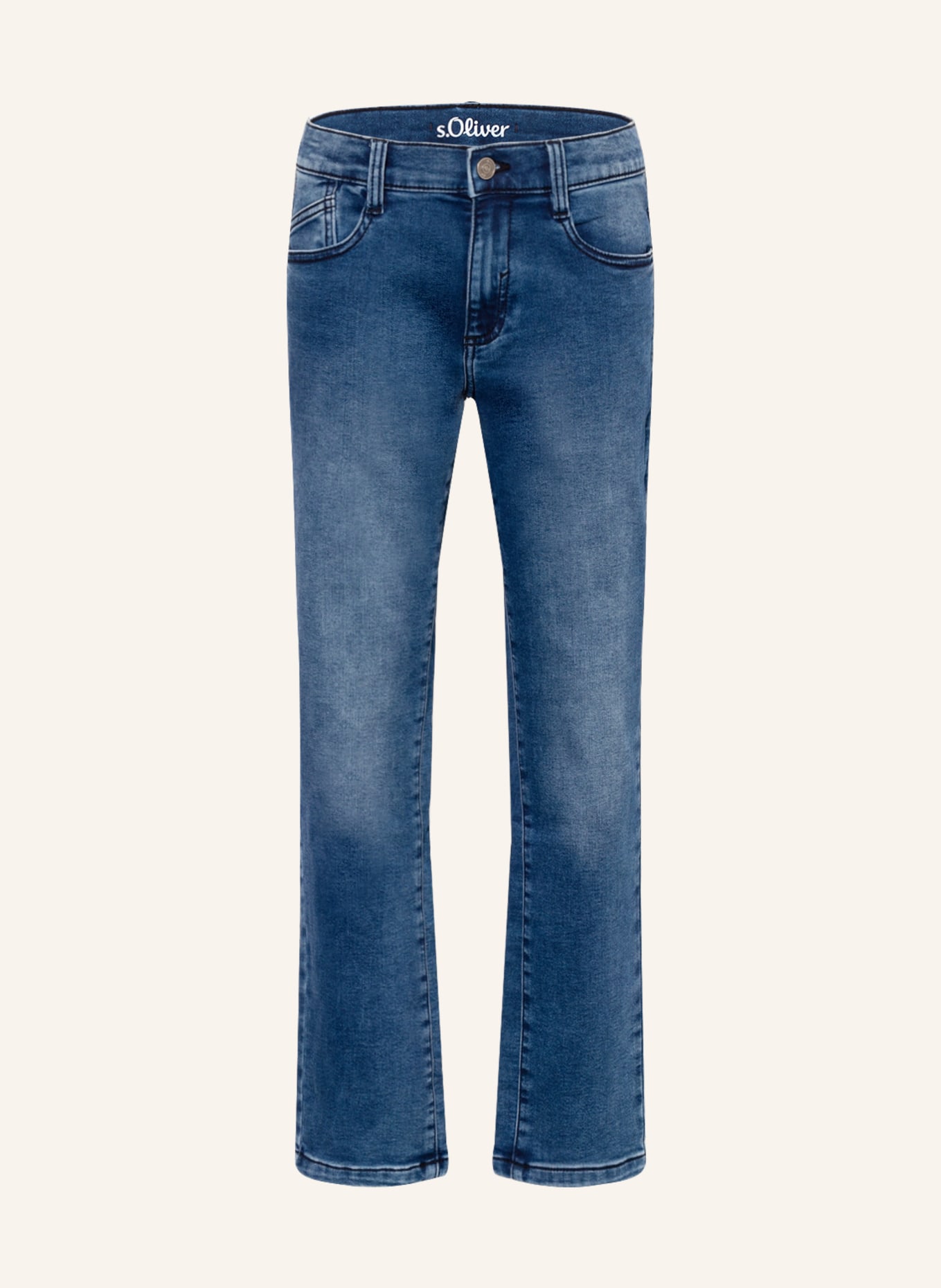 s.Oliver RED Jeans Regular Fit, Farbe: DUNKELBLAU (Bild 1)