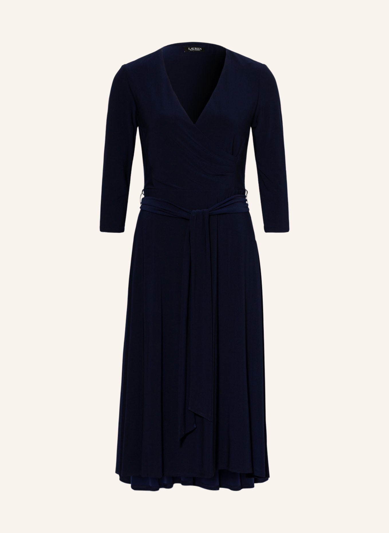 LAUREN RALPH LAUREN Dress with 3/4 sleeves, Color: DARK BLUE (Image 1)