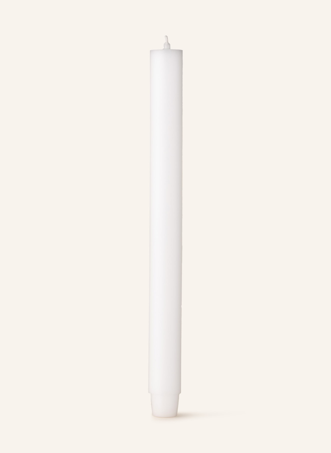 BROSTE COPENHAGEN Set of 6 taper candles CLASSIC RUSTIC, Color: WHITE (Image 2)
