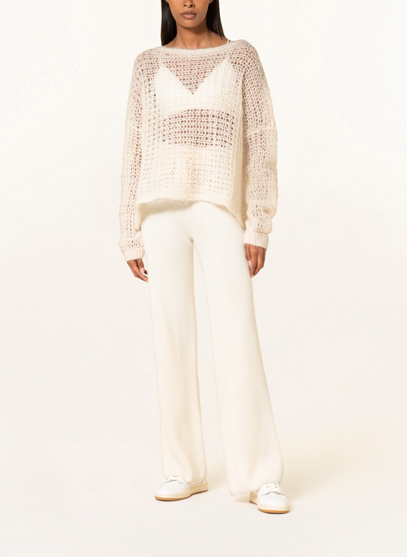 by Aylin Koenig Oversized sweater CHIARA with mohair and alpaca , Color: CREAM (Image 2)