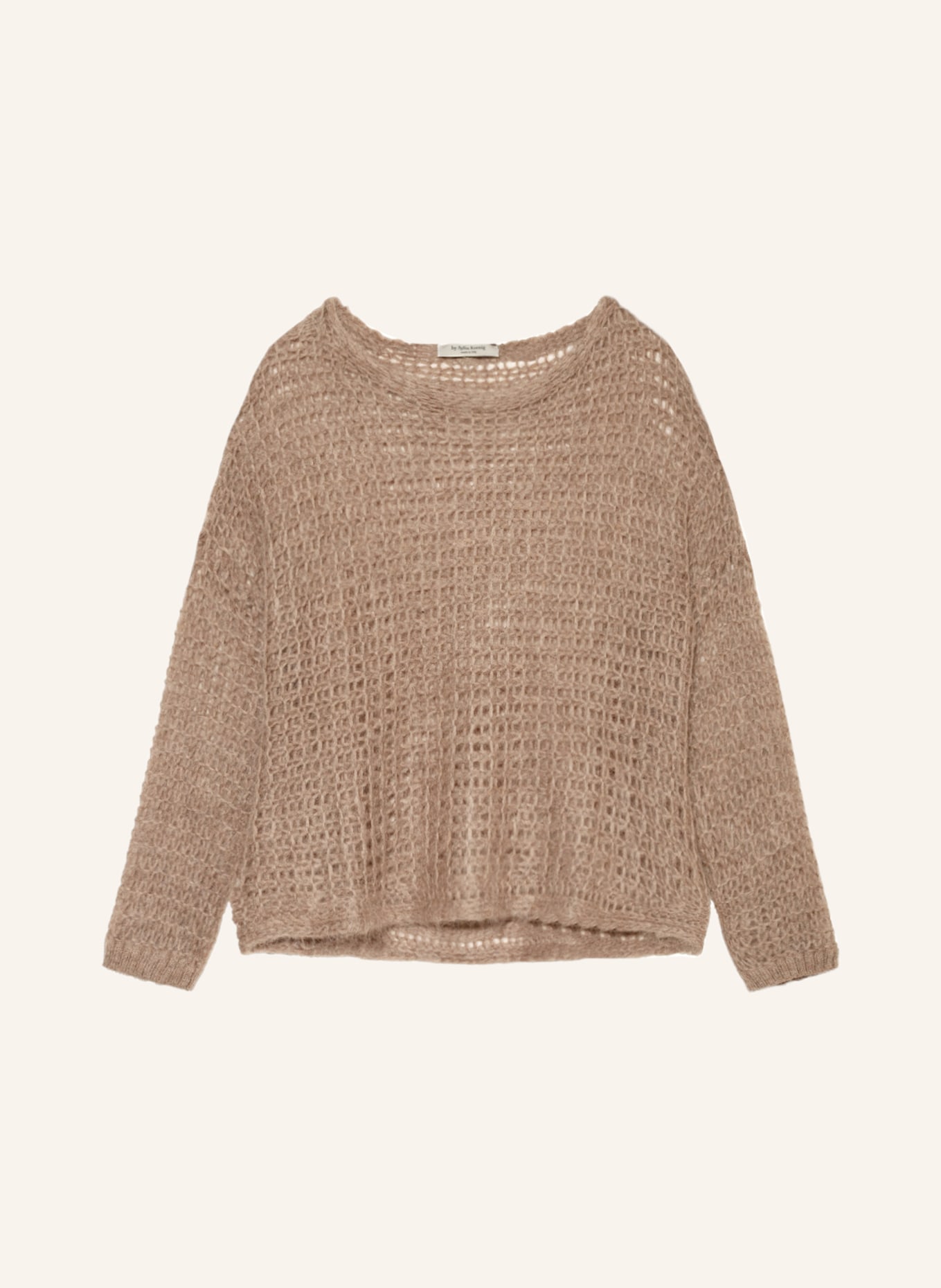by Aylin Koenig Oversized sweater CHIARA with mohair and alpaca , Color: BROWN (Image 1)
