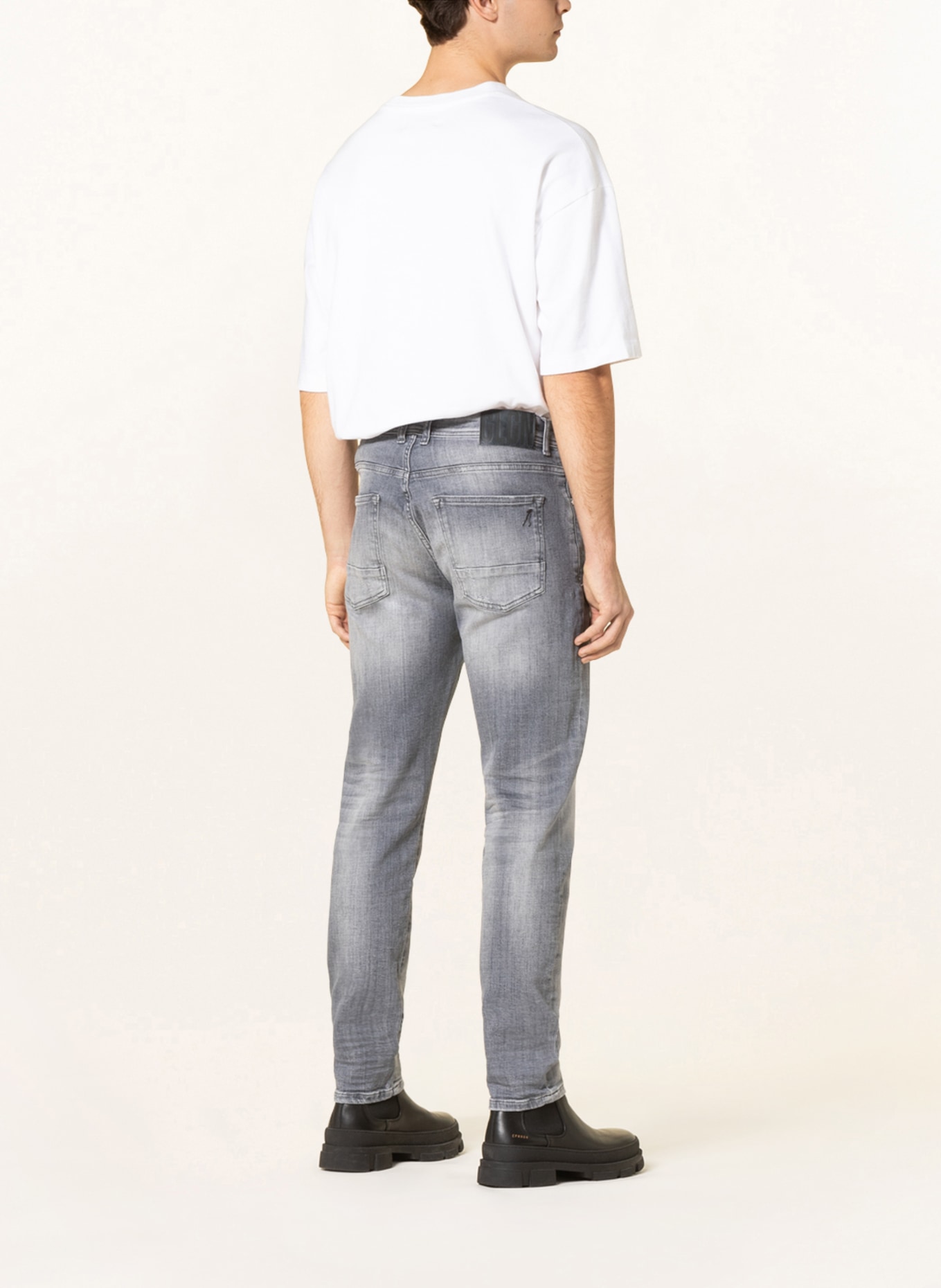 GOLDGARN DENIM Destroyed Jeans U2 Tapered Fit, Farbe: 1050 Light Grey (Bild 3)