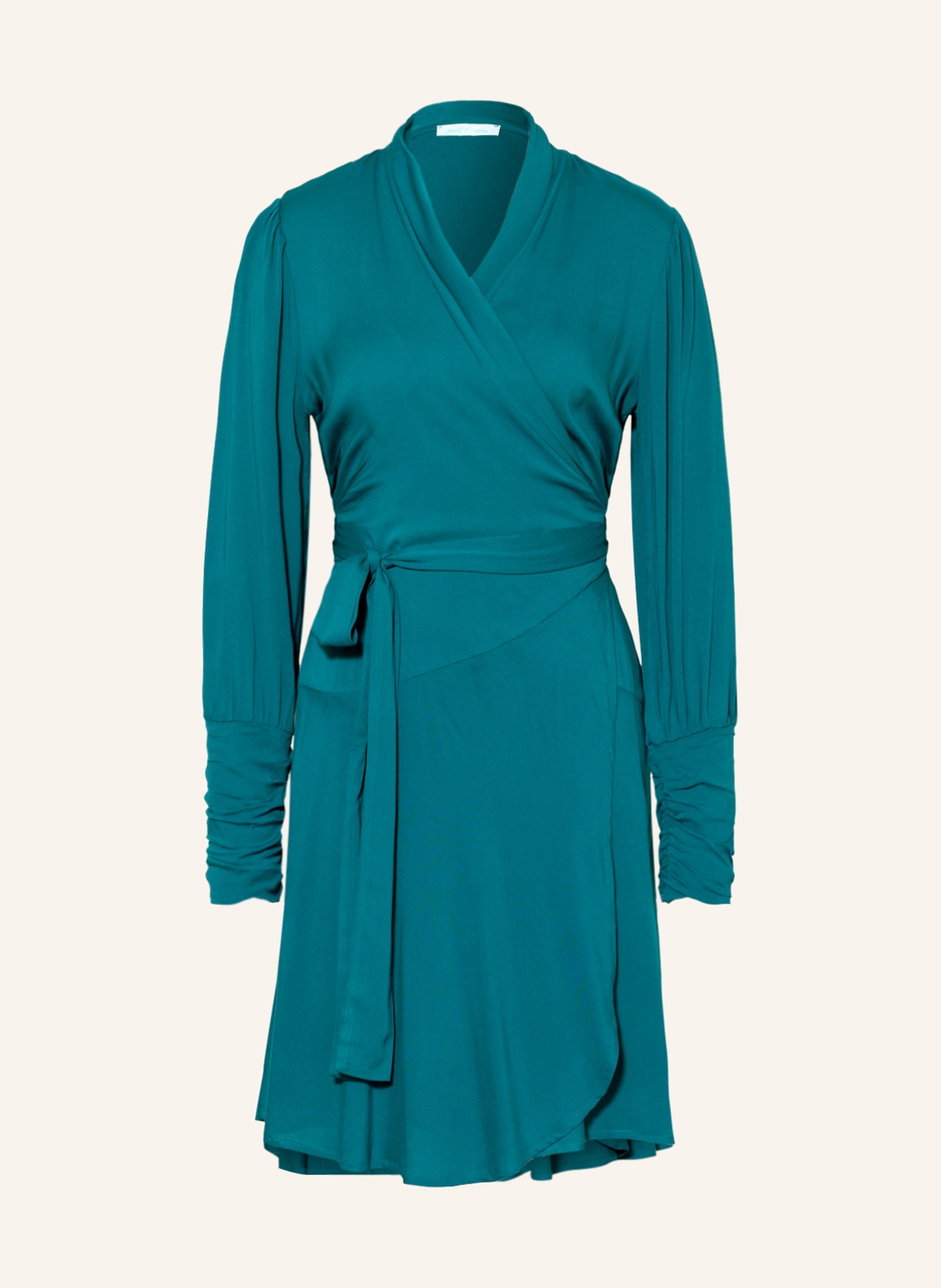 mint & mia Sukienka w stylu kopertowym CHARLOTTE, Kolor: PETROL (Obrazek 1)