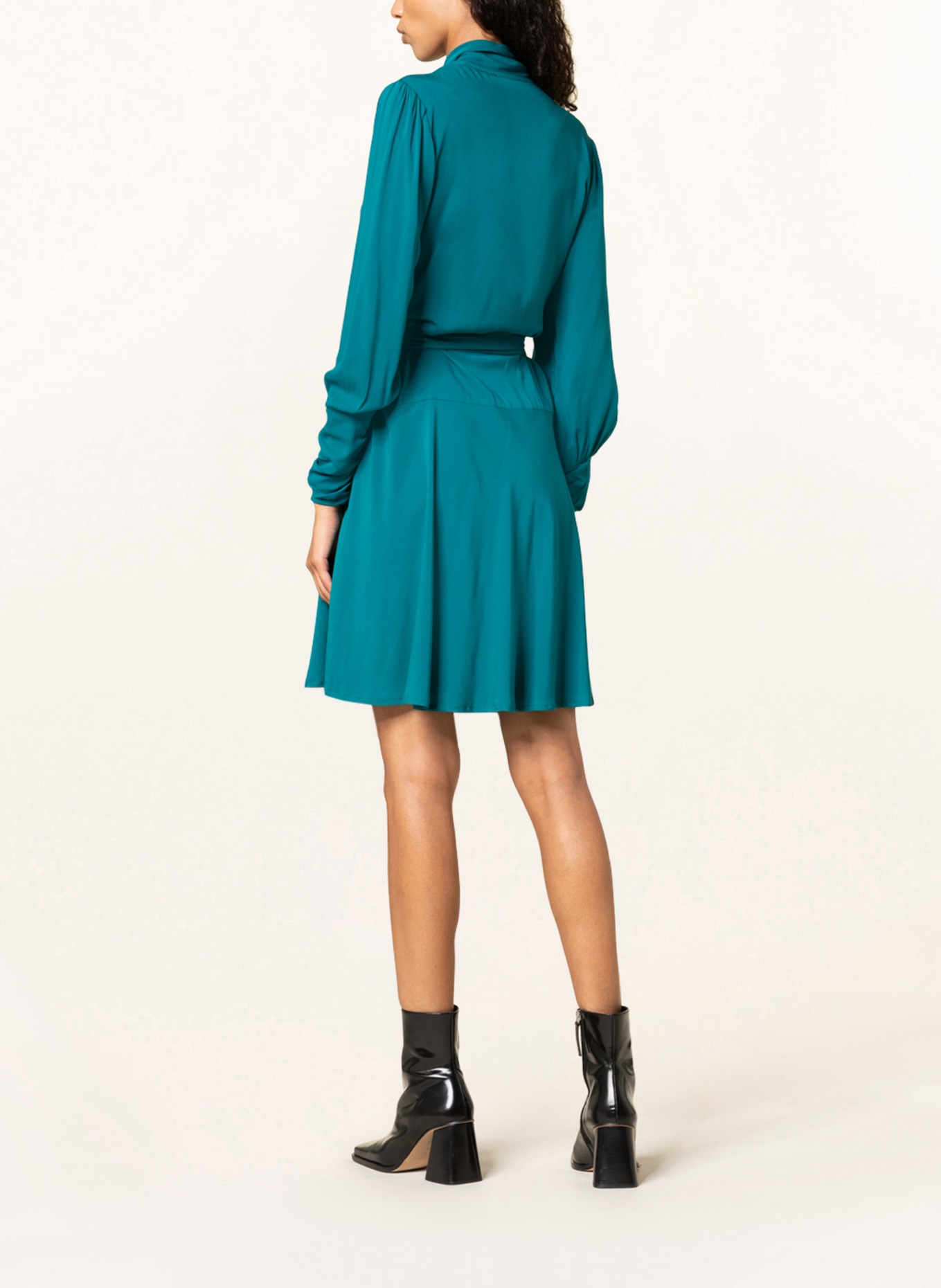 mint & mia Wrap dress CHARLOTTE, Color: TEAL (Image 3)