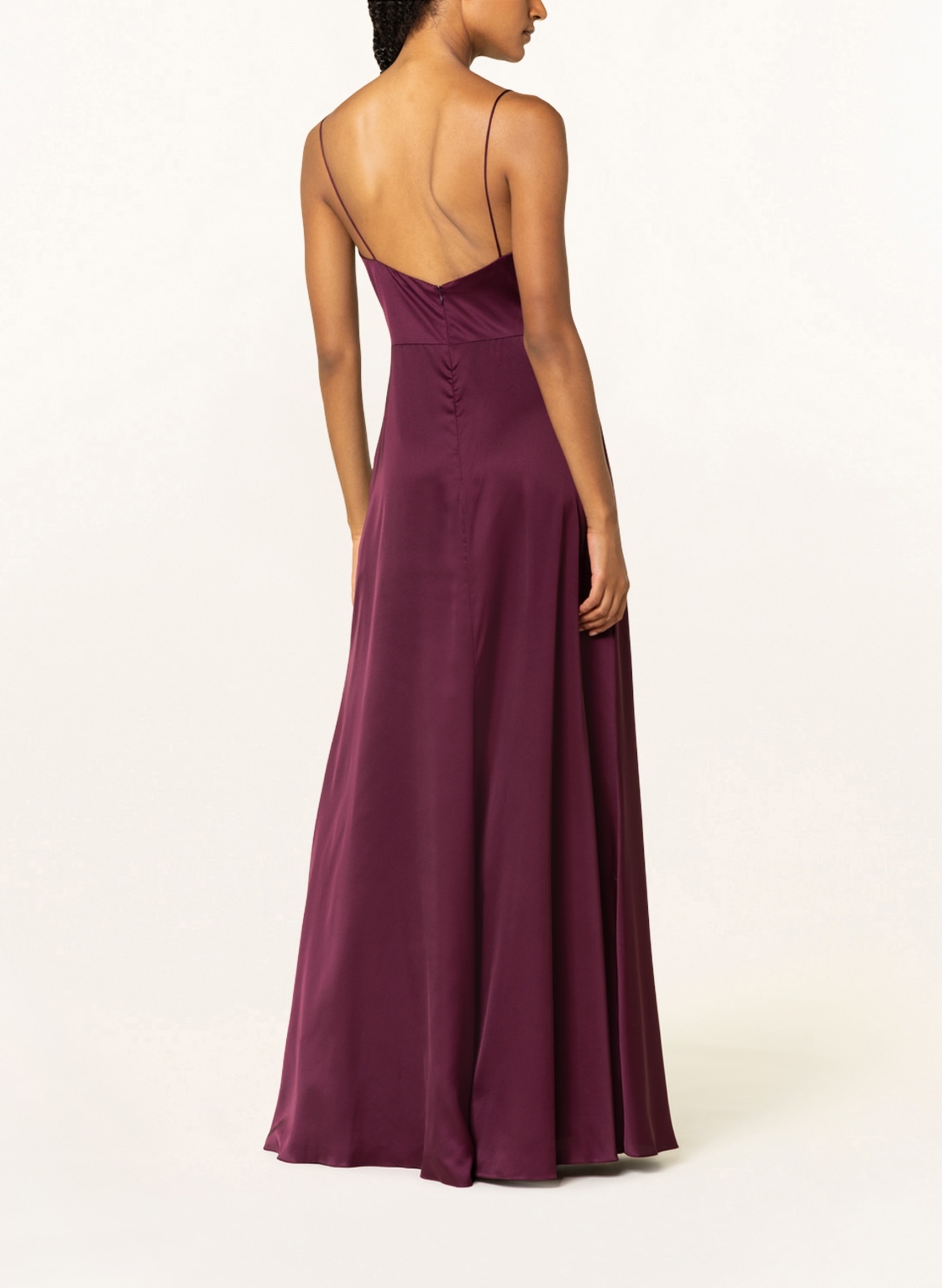 unique Evening dress with decorative gems and stole , Color: FUCHSIA (Image 4)
