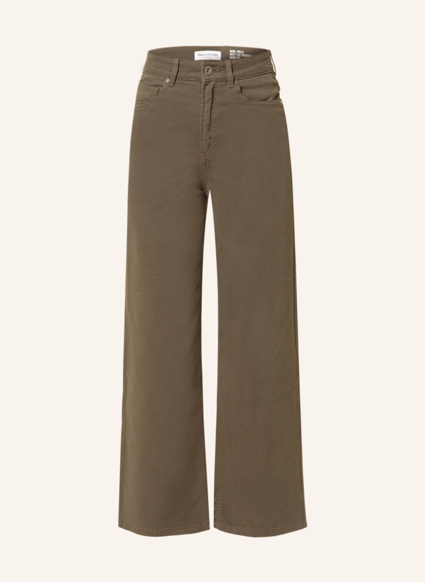 Marc O'Polo Culotte jeans NELIS, Color: 454 olive crop (Image 1)