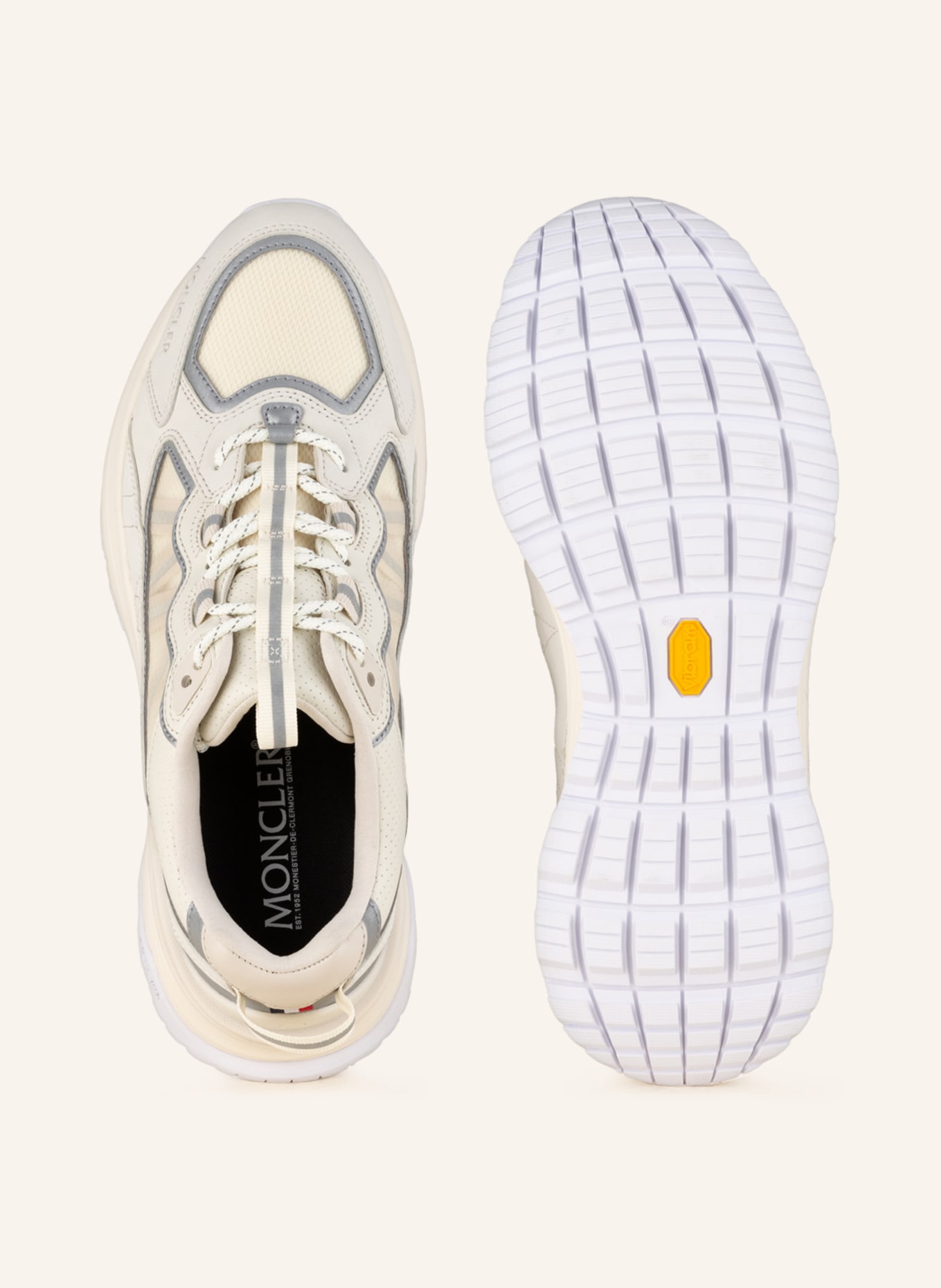 MONCLER Sneakers LITE, Color: CREAM (Image 5)
