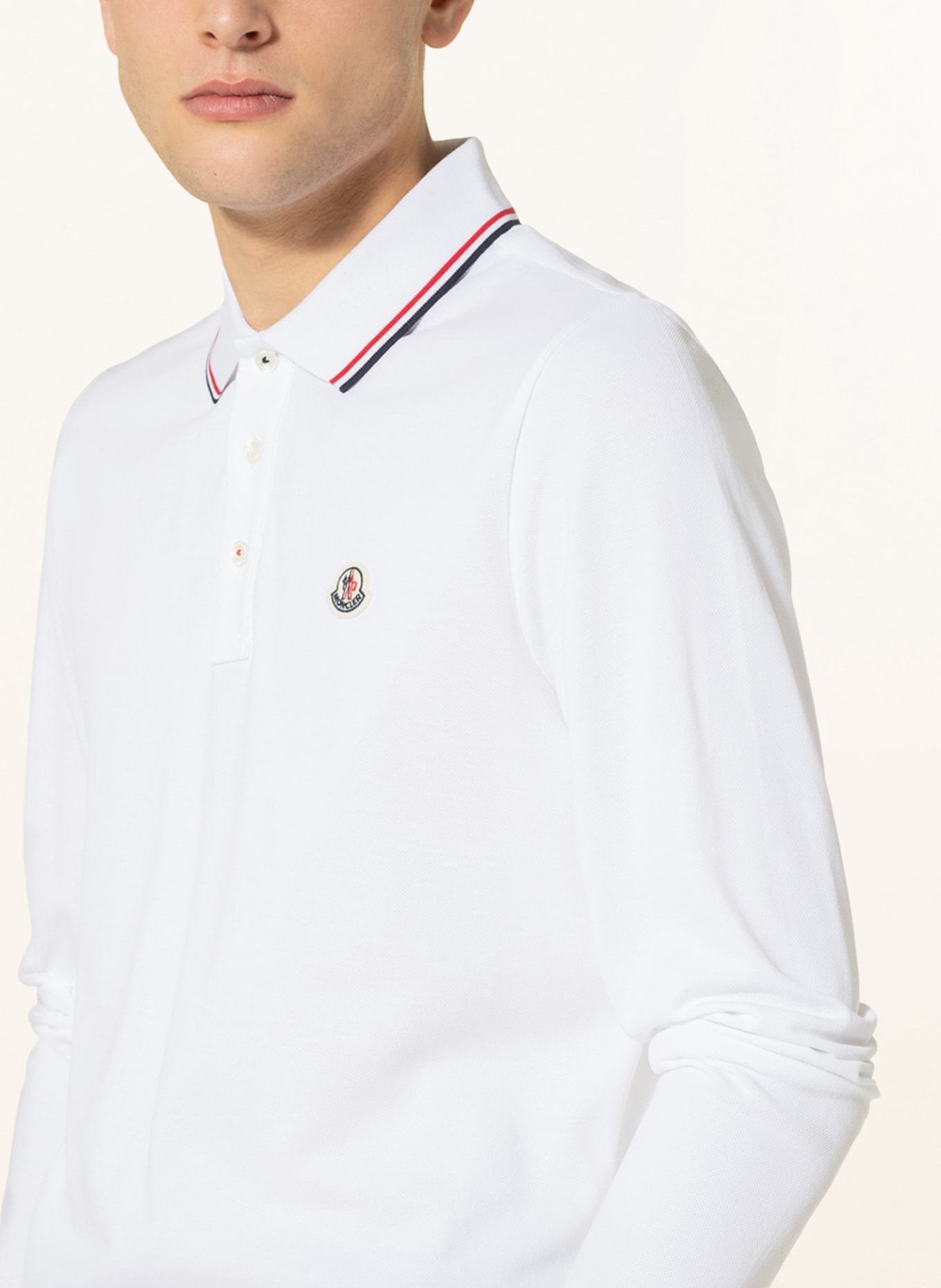 MONCLER Polo shirt , Color: WHITE (Image 4)