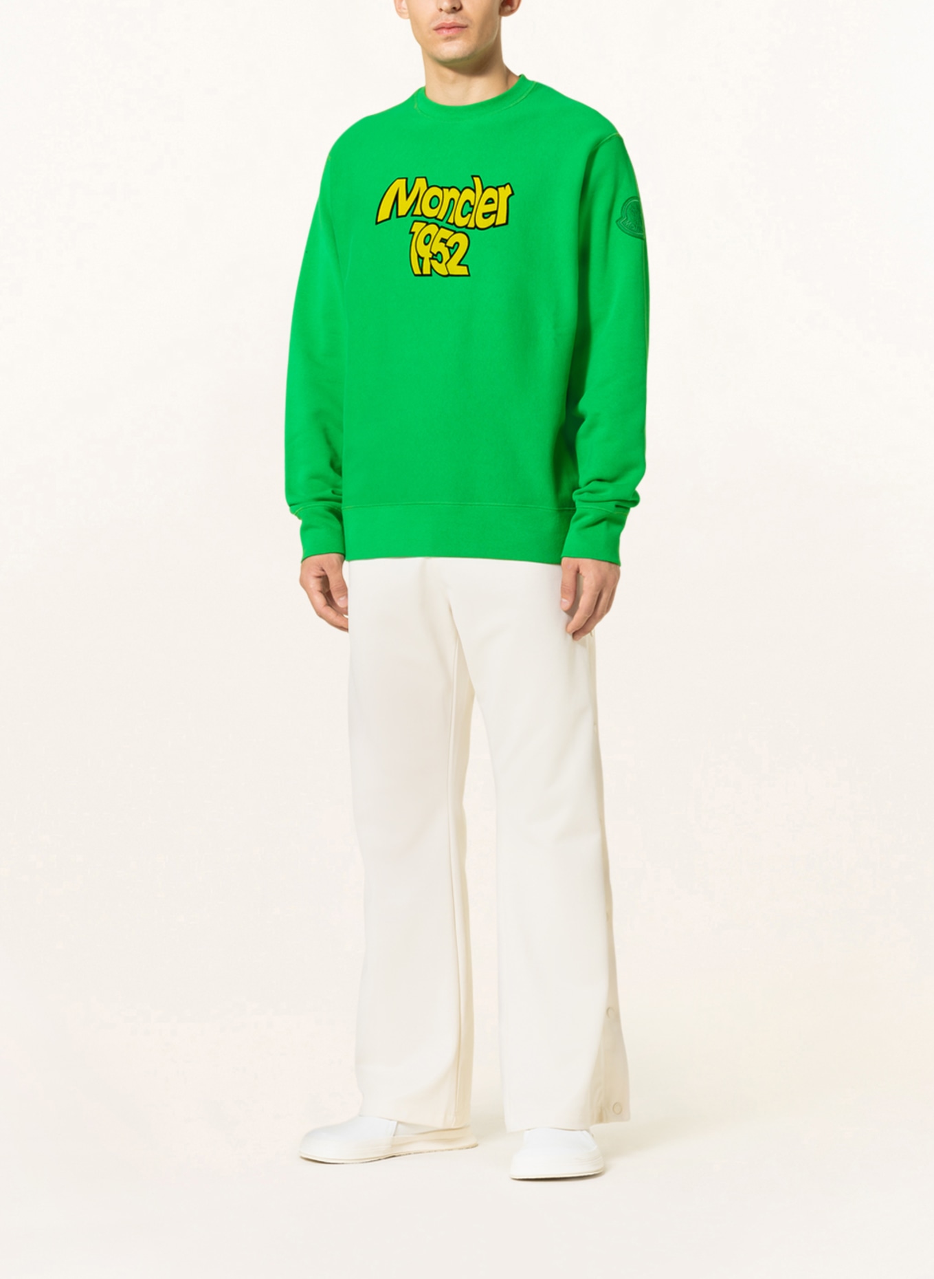 MONCLER GENIUS Sweatshirt, Color: LIGHT GREEN/ YELLOW (Image 2)