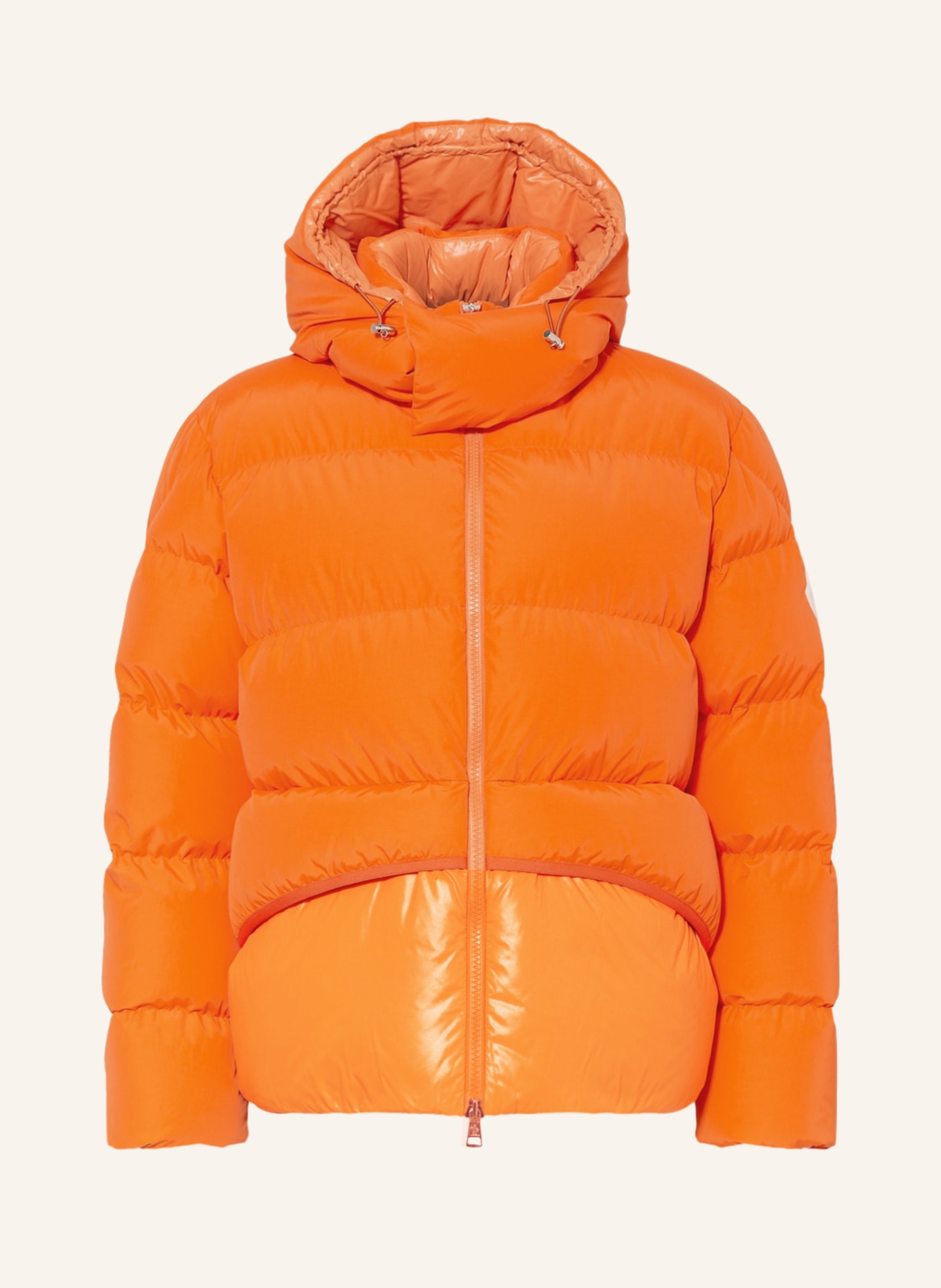MONCLER GENIUS Down jacket ACHILL with removable hood, Color: ORANGE (Image 1)